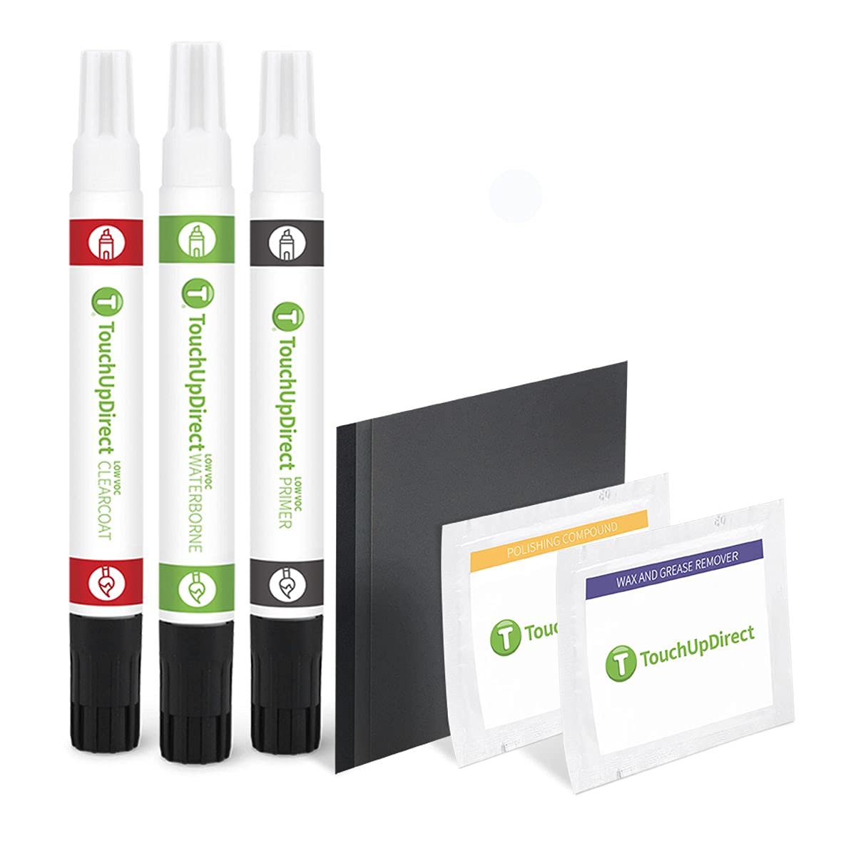 Touchupdirect 799/9799 Diamond White Tricoat Compatible With Mercedes-Benz Exact Match Touch Up Paint Combo - Platinum Kit