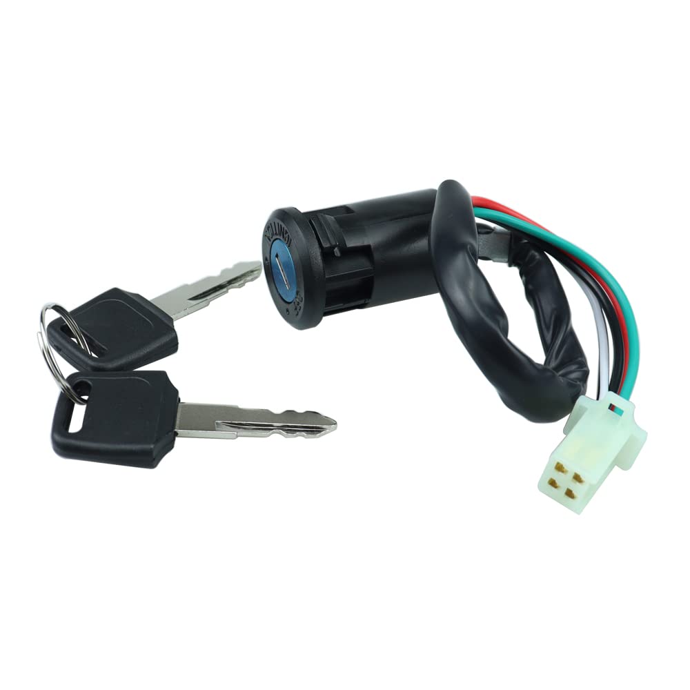 Motorcycle 4 Pin Ignition Key Switch Set For Chinese 50Cc 70Cc 90Cc 110Cc 125Cc 150Cc 250Cc Atv Dirt Bike Quad Coolster Taotao S