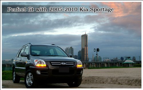 Kia Motors Genuine Front Hood Grill & Rear Trunk Kia Logo Emblem 1-Pc 15Cm(5.9'')