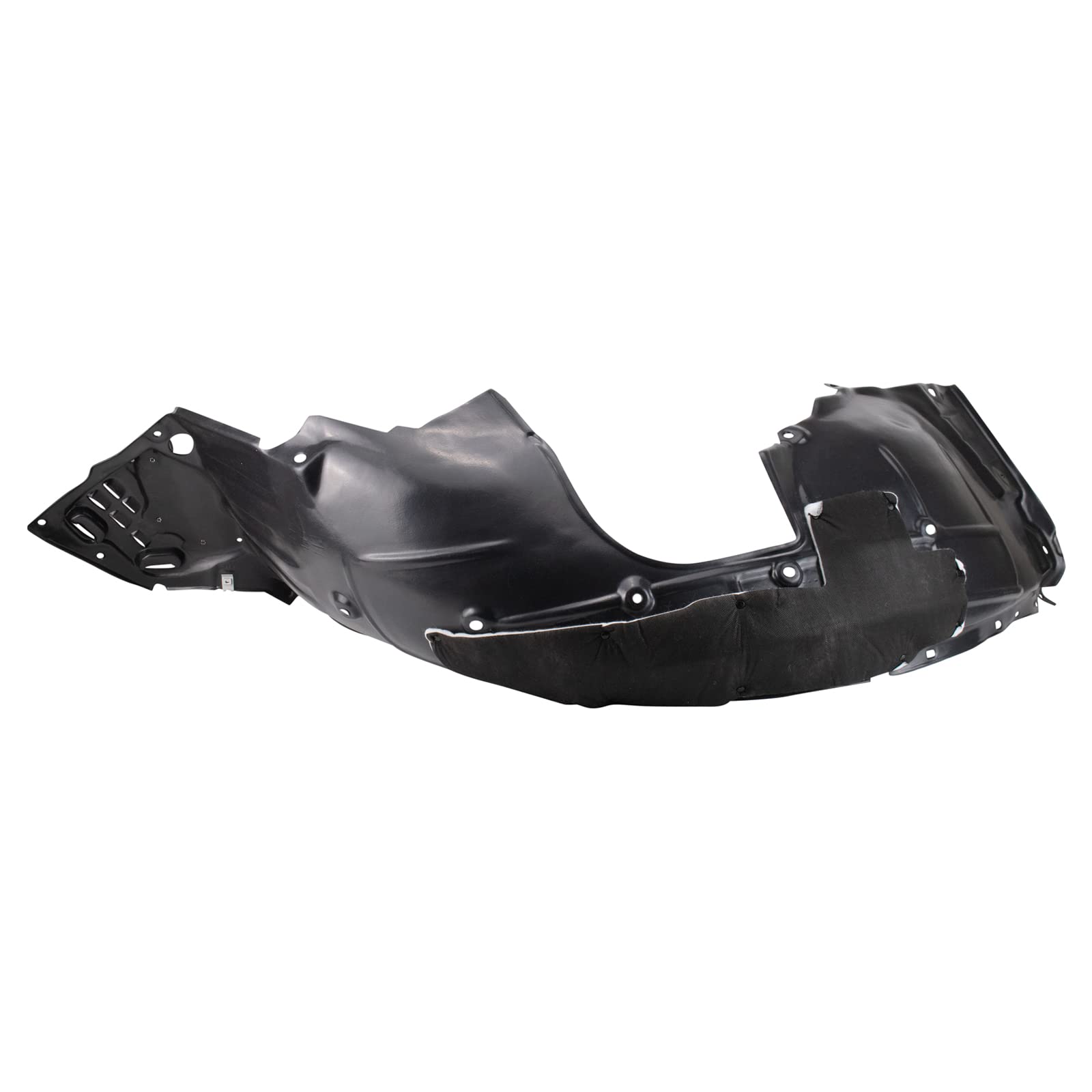 Trq Front Inner Fender Liner Set Compatible With 2020-2021 Honda Civic Ho1248194 Ho1249194