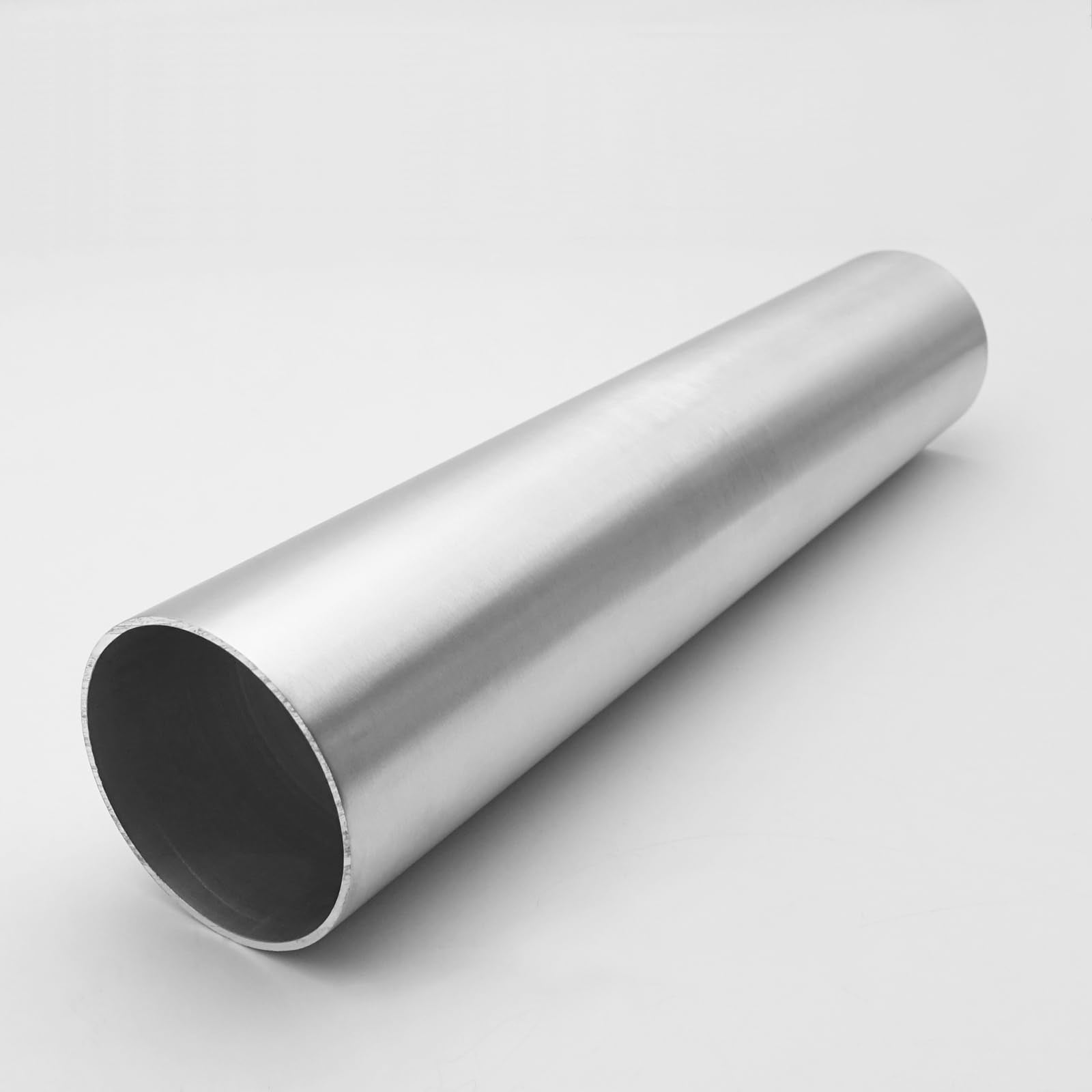 Ac Performance 2.75'' (70Mm) Od Straight Aluminum Intercooler Pipe Air Intake Tube, Brushed Finish