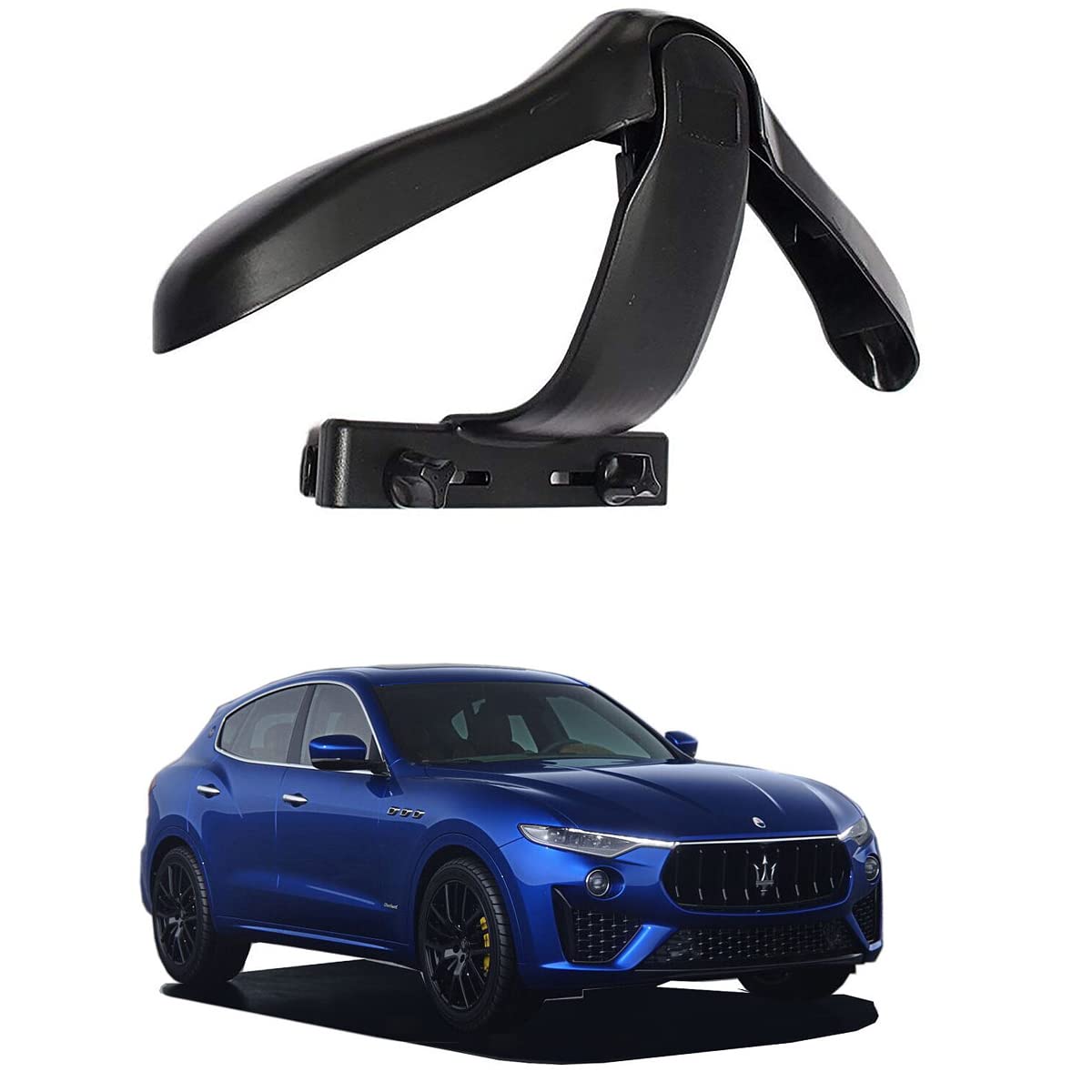 Oshotto CH04 Detachable Headrest Car Coat Hanger Back Seat Clothes Holder for Suit Coats Blazer Jackets Compatible with Maserat