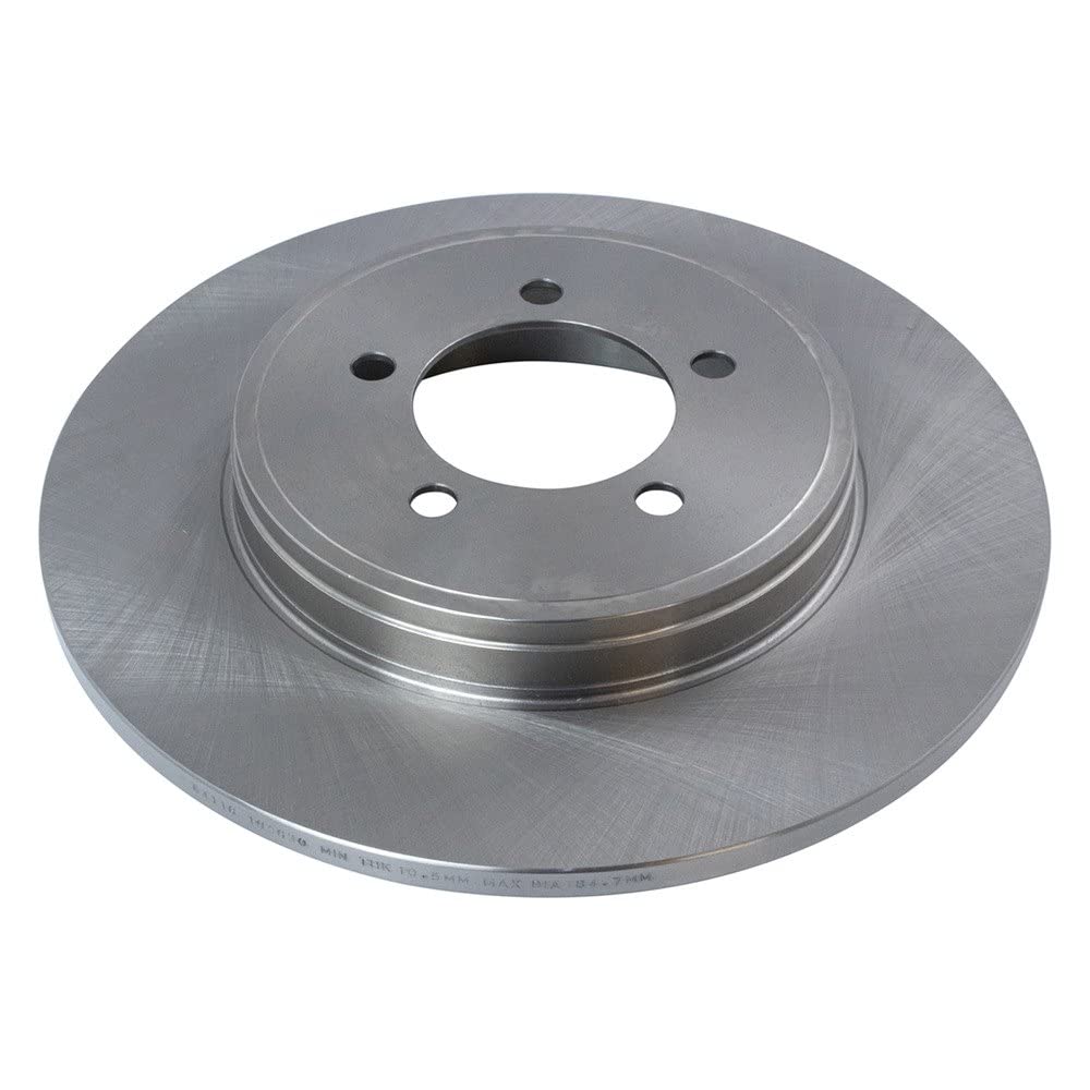 Trq Rear Brake Rotors Set Solid Compatible With 2003-2005 Lincoln Aviator