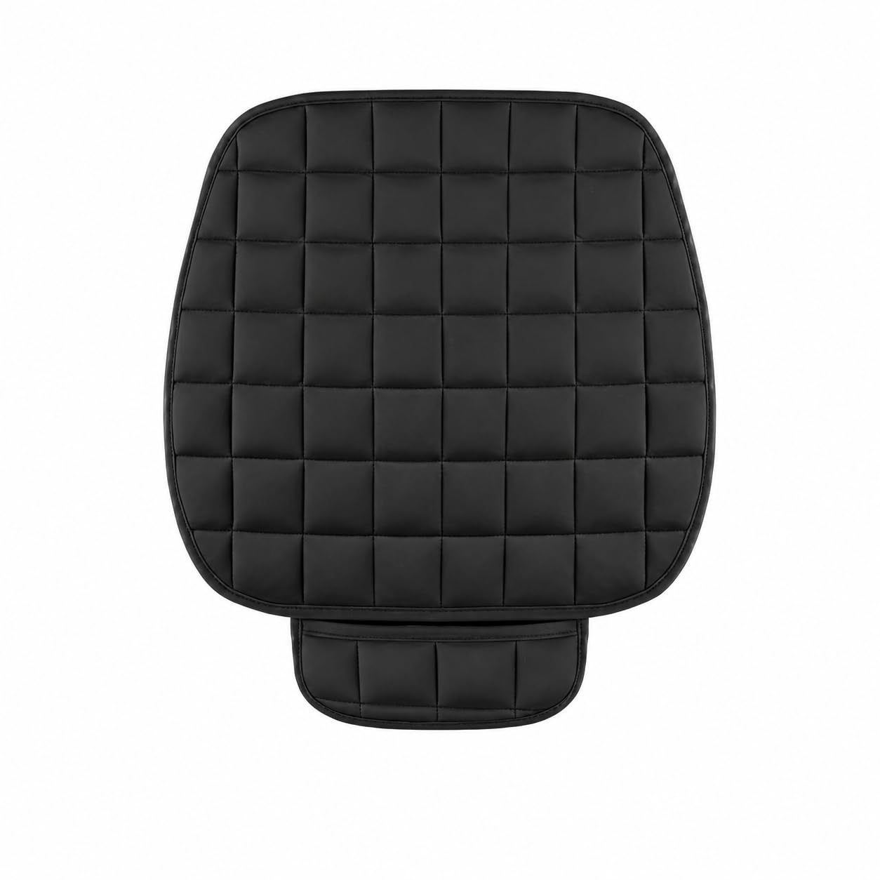 KULINNA Memory Foam Car Seat Cushion Pad with NonSlip Base and Quilted Soft Surface  Universal Fit Breathable Seat Cover Prote