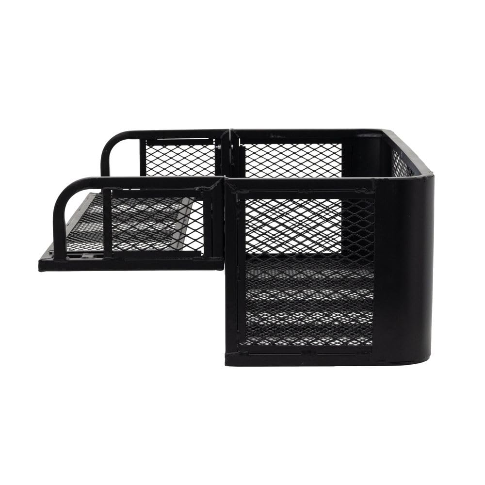 Titan Ramps Universal ATV/UTV Cargo Basket Rack - 150 lb Capacity, Alloy Steel, Black, Model DDB2010