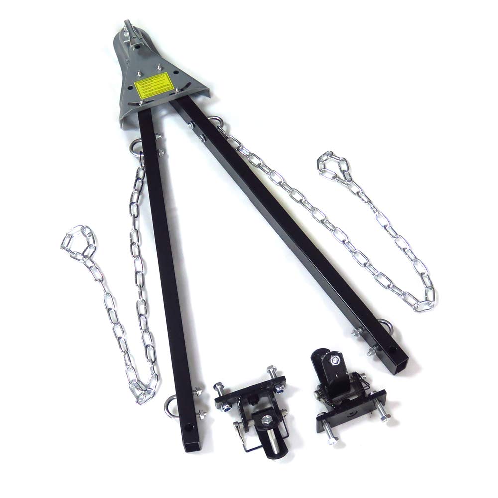 Httmt 5000 Lb Adjustable Bumper Mount Tow Bar With Chain Towing Truck Trailer Car