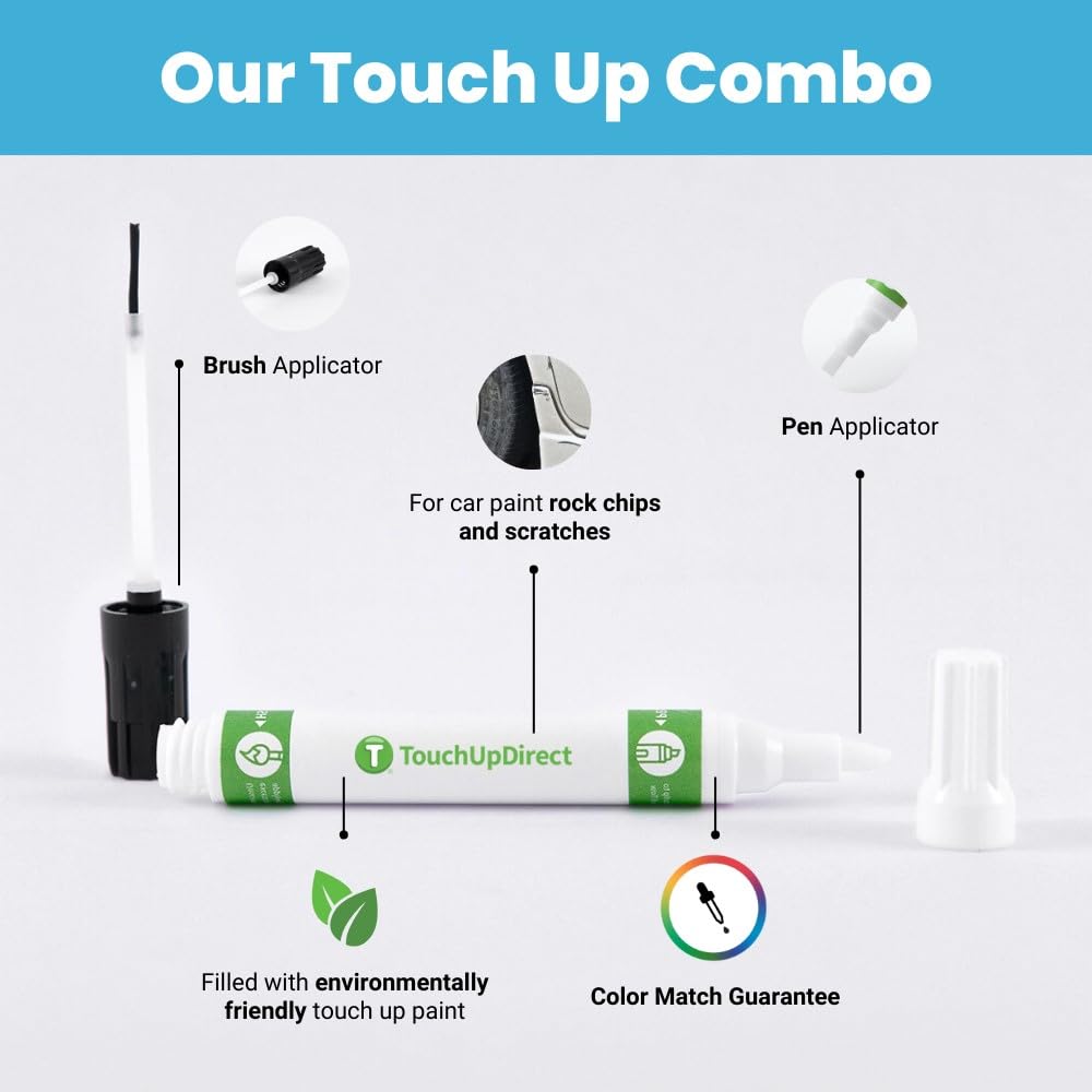 Touchupdirect 149/9149 Polar White Compatible With Mercedes-Benz Exact Match Touch Up Paint Combo - Essential Kit