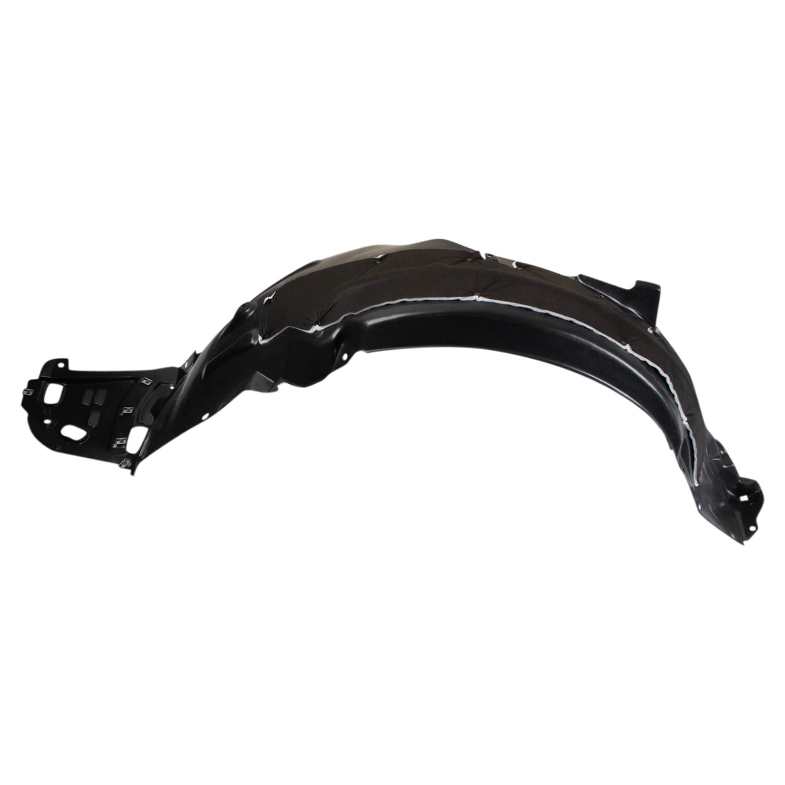Trq Inner Fender Liner Set Compatible With 2015-2017 Acura Tlx Ac1248136 Ac1249136
