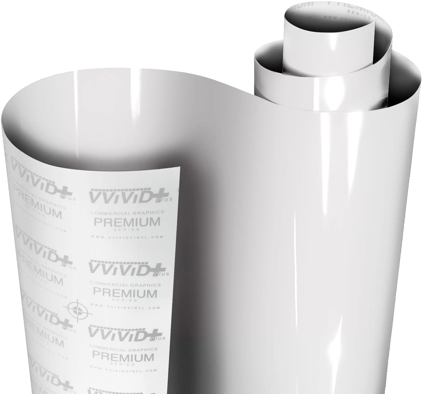 Vvivid+ Premium Vinyl Wrap Film (1.49Ft X 5Ft, Gloss Suzuka Ice Grey)