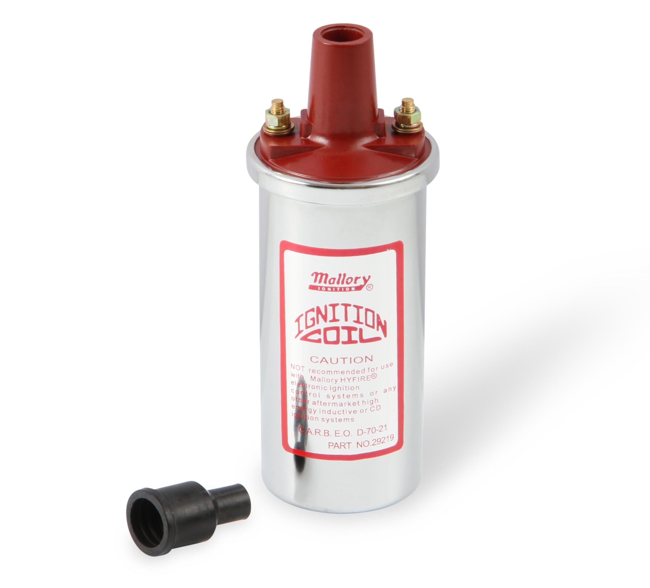 Mallory Ignitionmallory Universal Chrome Canister Ignition Coil
