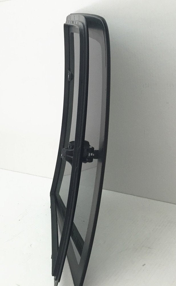 NAGD Movable Right Side Quarter Window Glass W/Frame & Latch for Chevy/GMC Pickup 1988-2000, Tempered Glass, Gray/Black