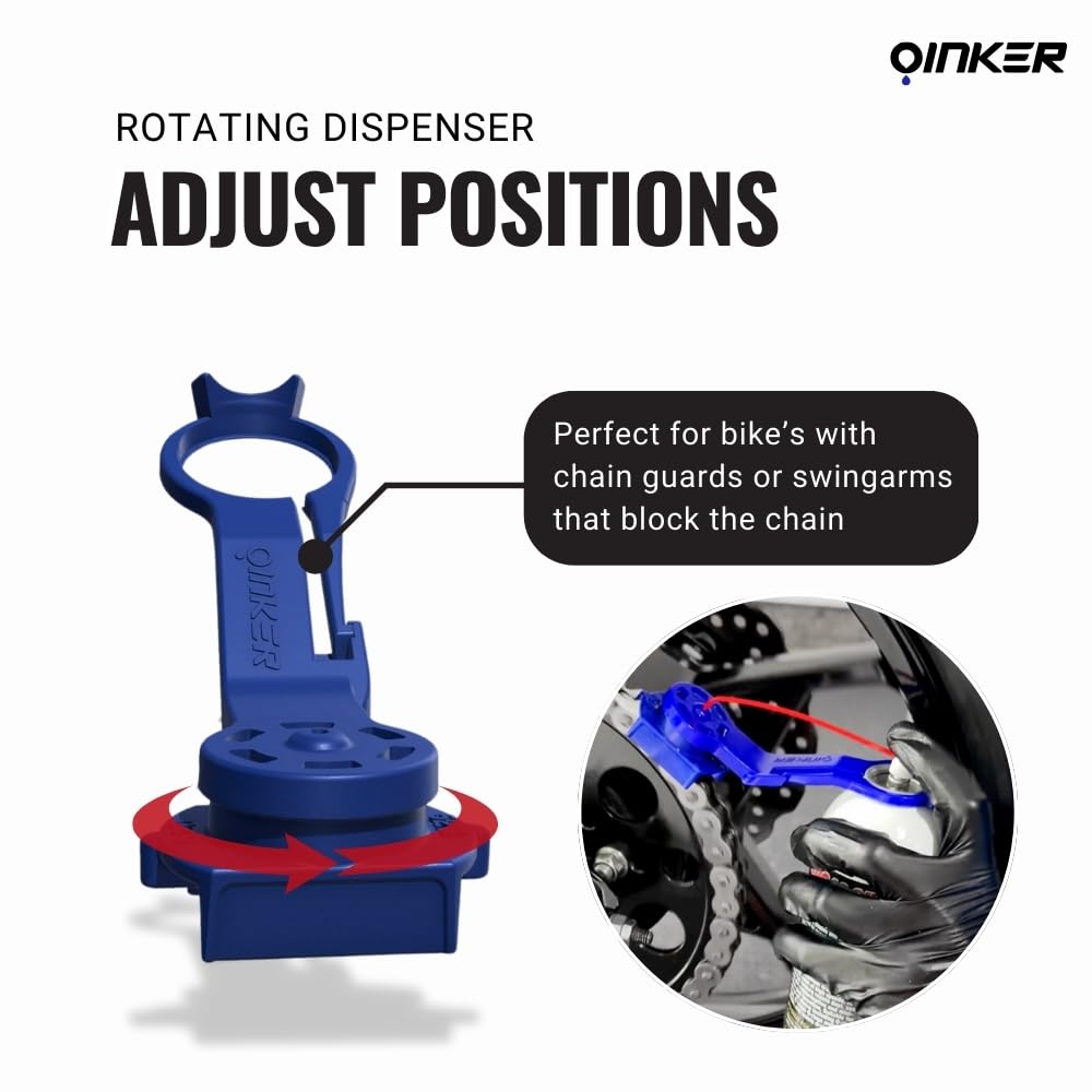 Oinker® Chain Lube Applicator Tool for 520 & 420 Chains - Mess-Free, Glass-Filled Nylon, Model OKR-520