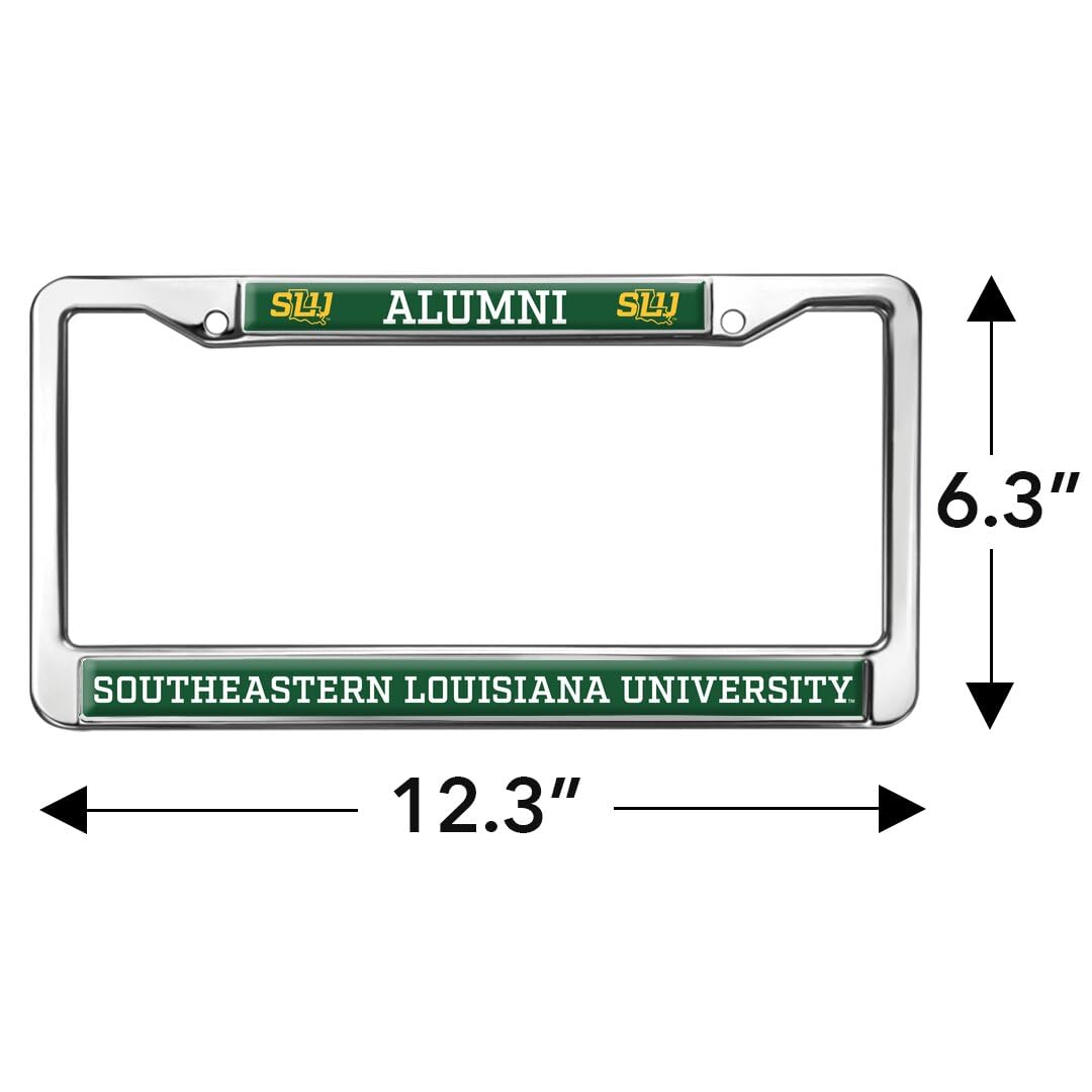 GRAPHICS & MORE Full Size Metal License Plate Frame - Southeastern Louisiana Lions Alumni