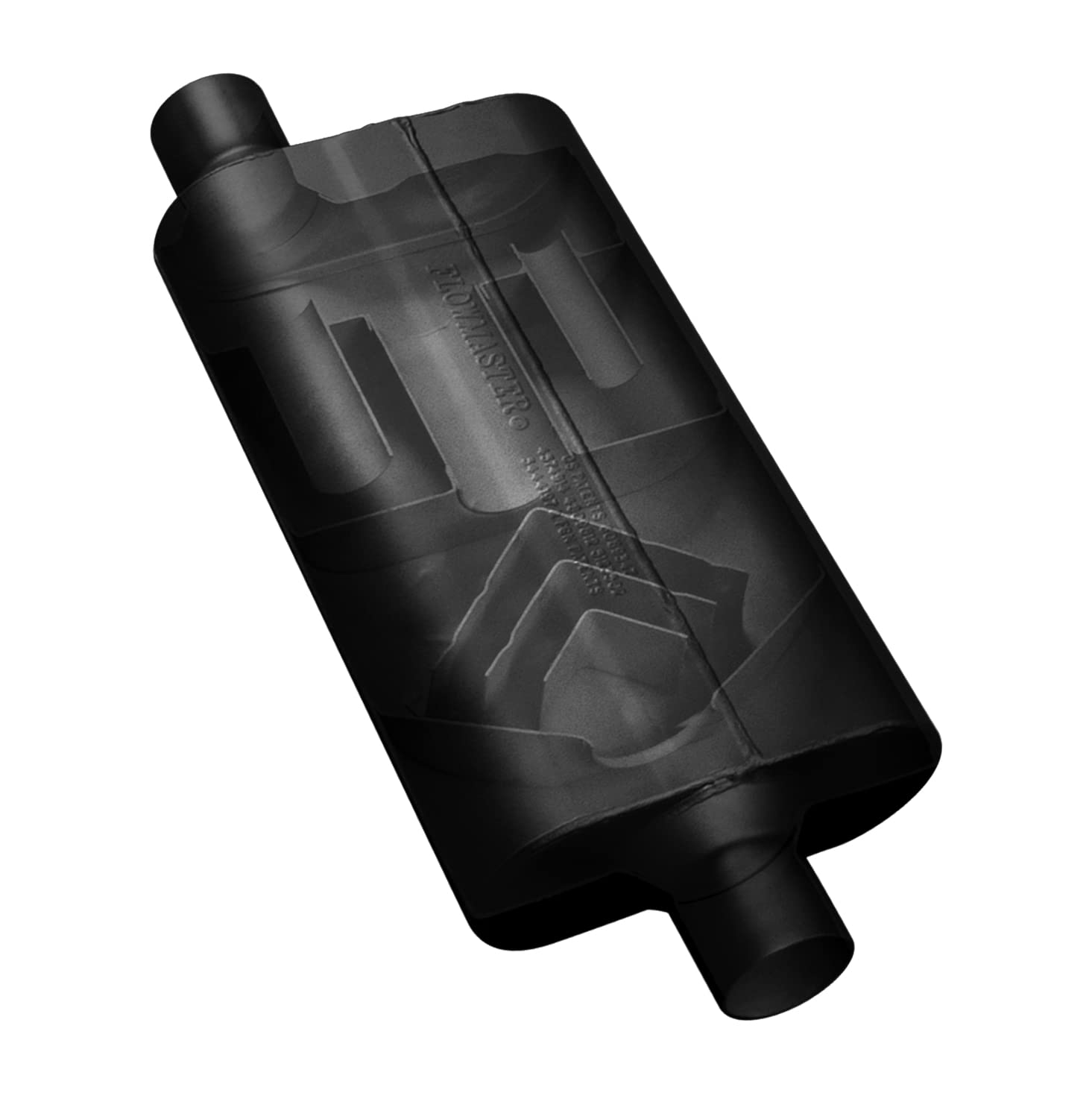 Flowmaster 943052 50 Series Delta Flow Chambered Muffler, Alloy Steel, Black