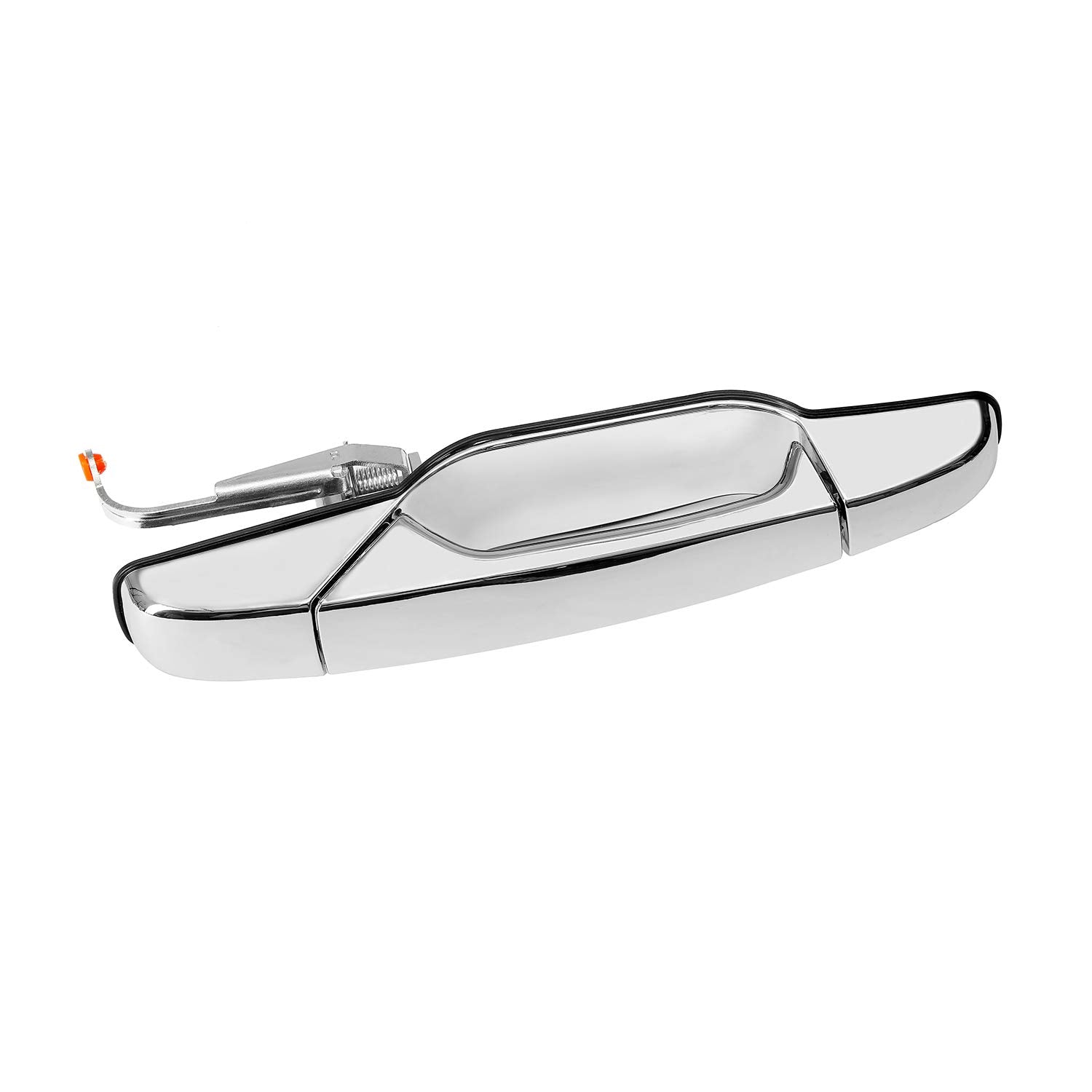 Exterior Chrome Door Handle Rear Right Passenger Side | For 2007-2013 Chevy Silverado Suburban Tahoe Avalanche, Gmc Sierra Yukon, Cadillac Escalade | Replaces# 22738726, 25960522, 15915660, 80547