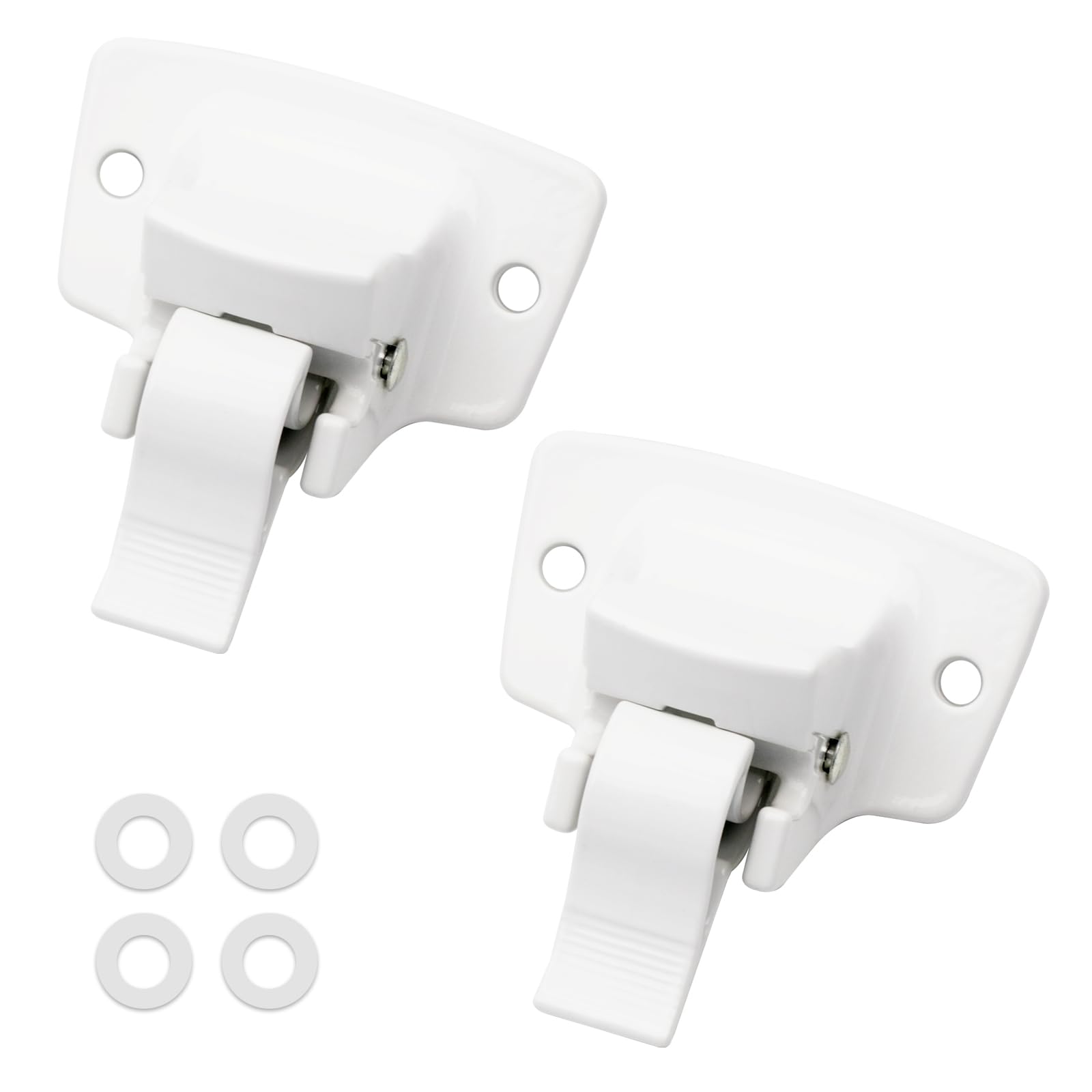 2pcs Bottom Bracket Kit, Wall Mount Bracket Assembly for RV Camper Trailer, Awning Mounting Bracket Fits for RV Camper Trailer 3