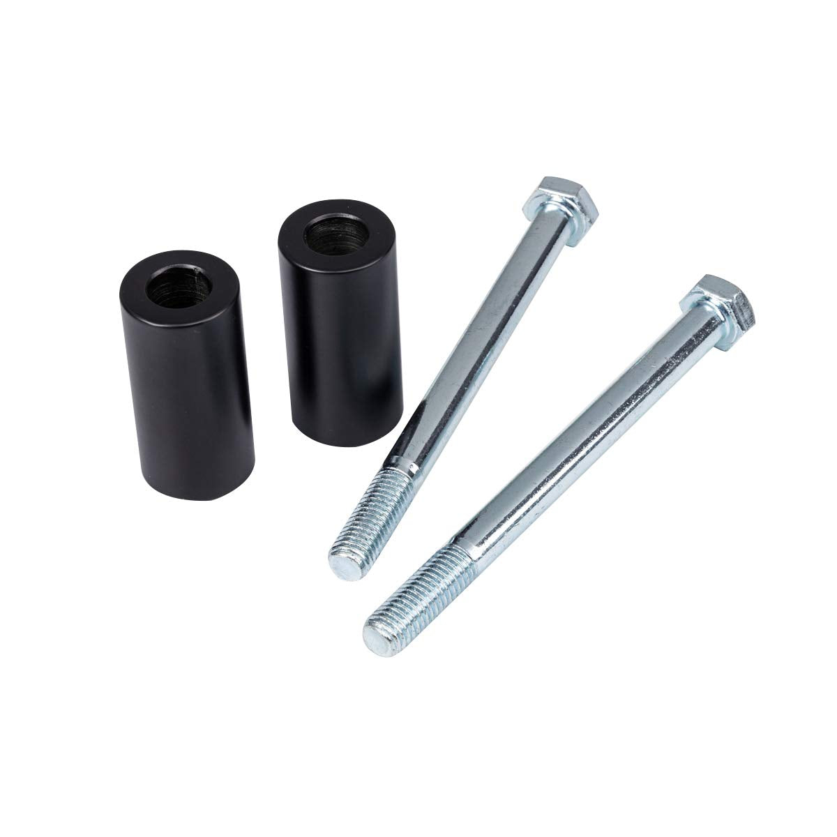 2'' Rise Handlebar Risers Extension For Harley Davidson 1'' Handlebars Black Motorcycle Spacers Made Of Alloy Steel