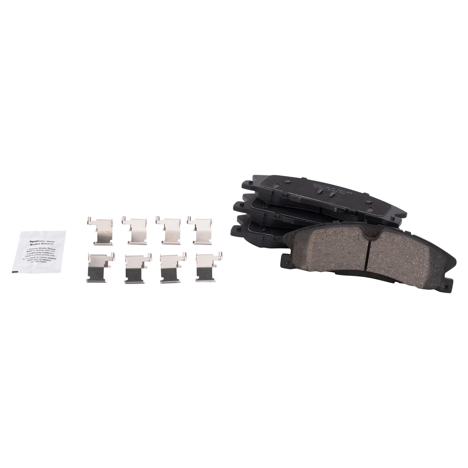 TRQ Front Brake Pads Ceramic Compatible with 2013-2019 Ford Explorer Flex, Police Interceptor Sedan, Utility 2014-2018 Special S