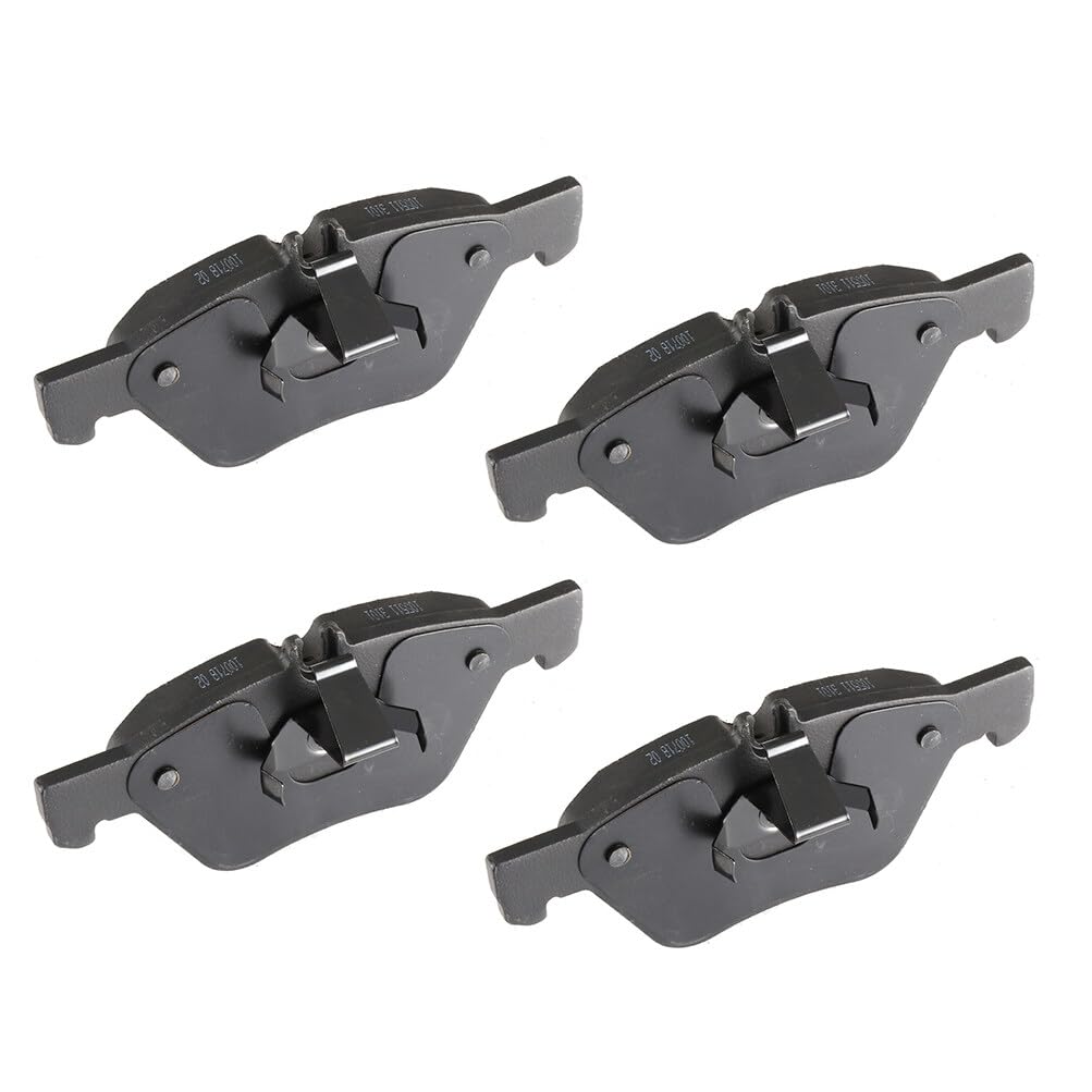 Cciyu D853 Front Semi-Metallic Disc Brake Pads Kit For Chrysler Crossfire For Mercedes-Benz Clk320 Clk430 E300 E320 E350 E430 Sl
