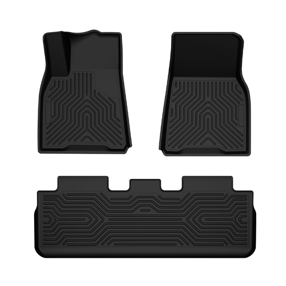 G-PLUS Floor Mats Compatible with Tesla Model Y 2020-2024 5 Seat (NOT FIT 7 Seat) Floor Liners All Weather Full Cover Protection