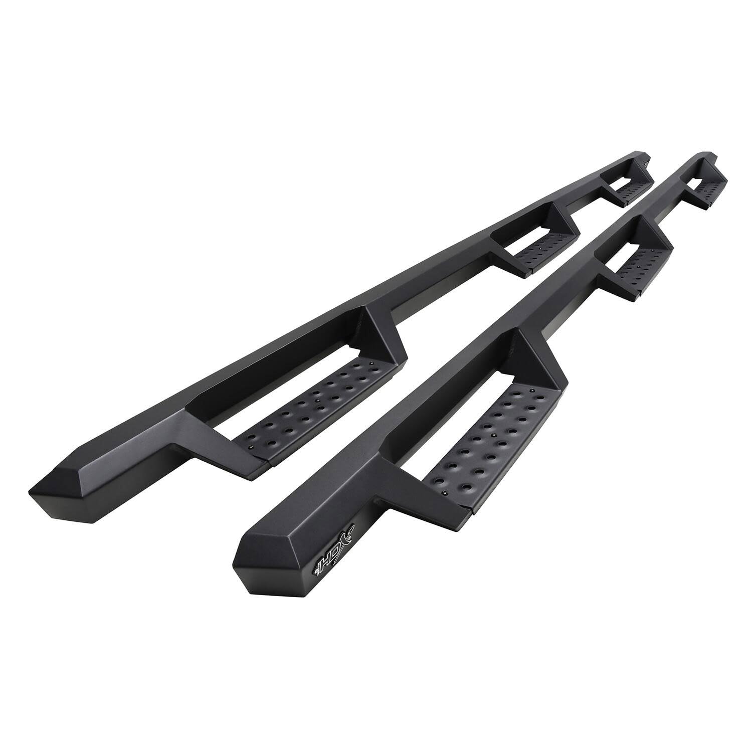 Westin 56-534345 Hdx Drop Wheel To Wheel Nerf Bars Fits 2019-2024 Ram 2500 3500 Crew Cab 8' Bed (Exc Dually) Textured Black Pair