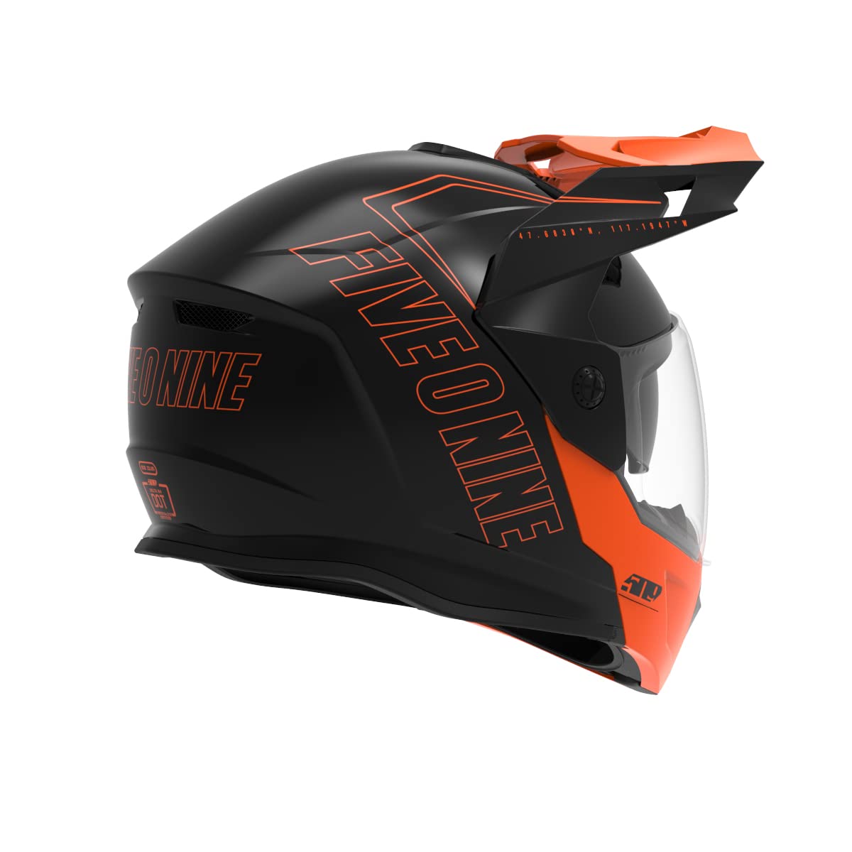 509 Delta R4 Ignite Helmet (Gloss Orange - Small)