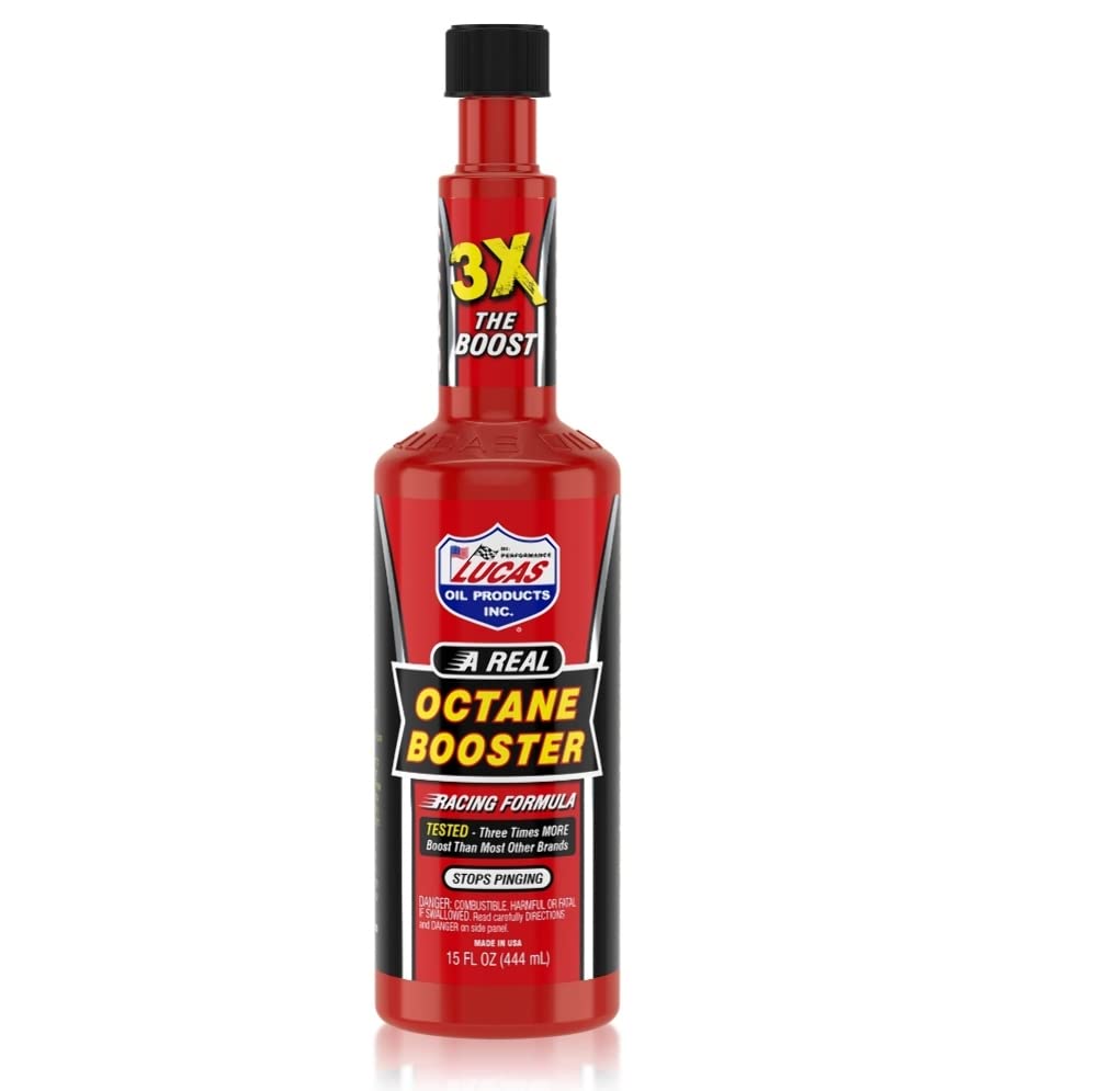 Lucas Oil Octane Booster Fuel Treatment, 15 oz. Bottle, 12-Piece Case, Model 13
