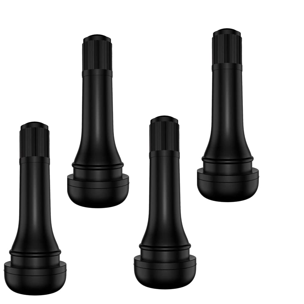 amiciAuto TR414 Tyre Valve, 11.3mm Rim Hole Valve for Tubeless Tyre (Pack of 4)