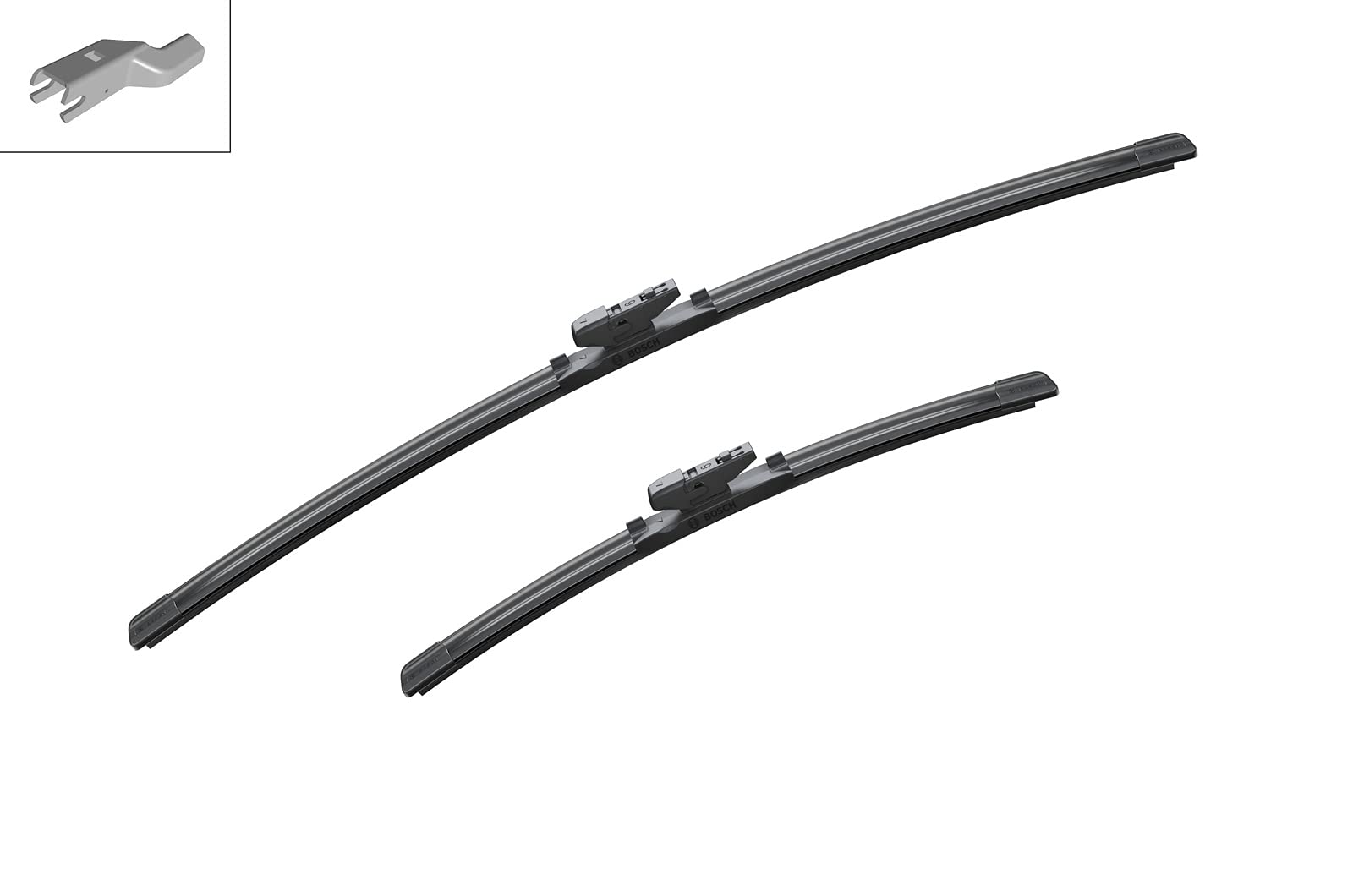 Bosch AeroTwin Wiper Blades Set of 2 - 26" & 16", Rubber, Model 3397014156, OE Replacement for Driver & Passenger Side
