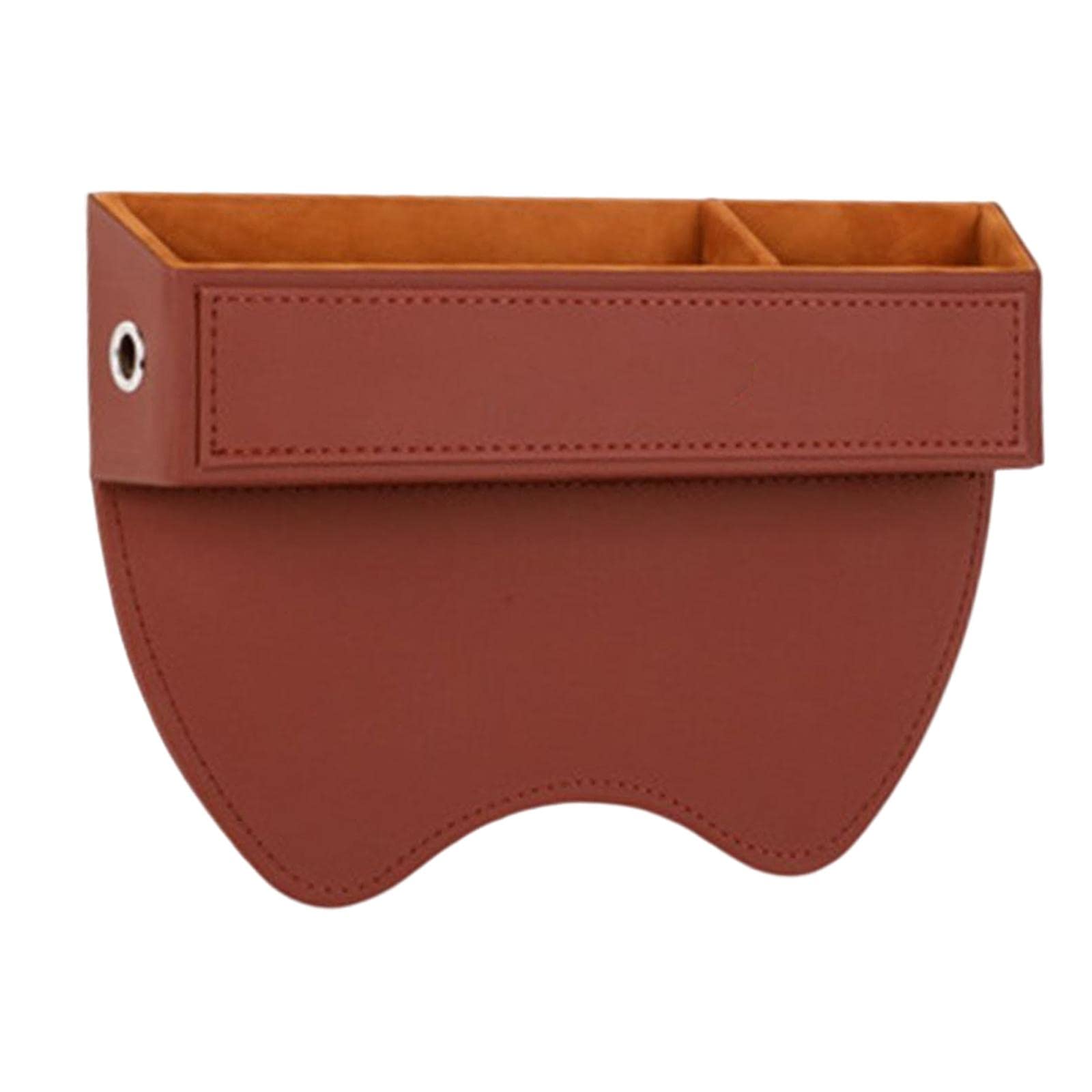 UJEAVETTE Car Seat Gap Organizer Interior Accessory for Byd Yuan Plus Cellphone Brown Copilot