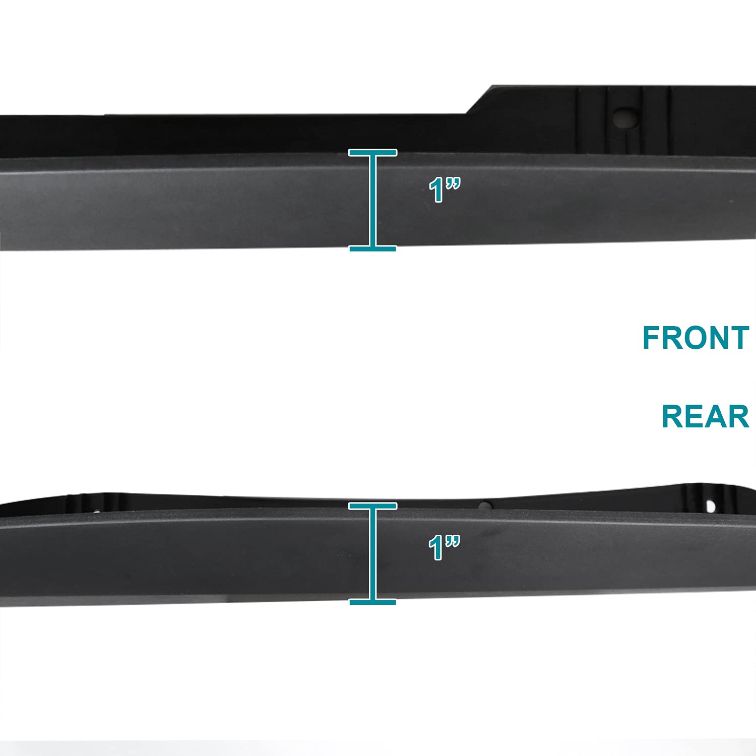 Spec-D Tuning 4Pc Front + Rear Factory Style Smooth Fender Flares Compatible With 2010-2017 Dodge Ram 2500 3500