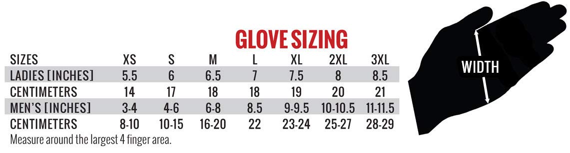 Hot Leathers Skeleton Mechanic Gloves (Black, Large)