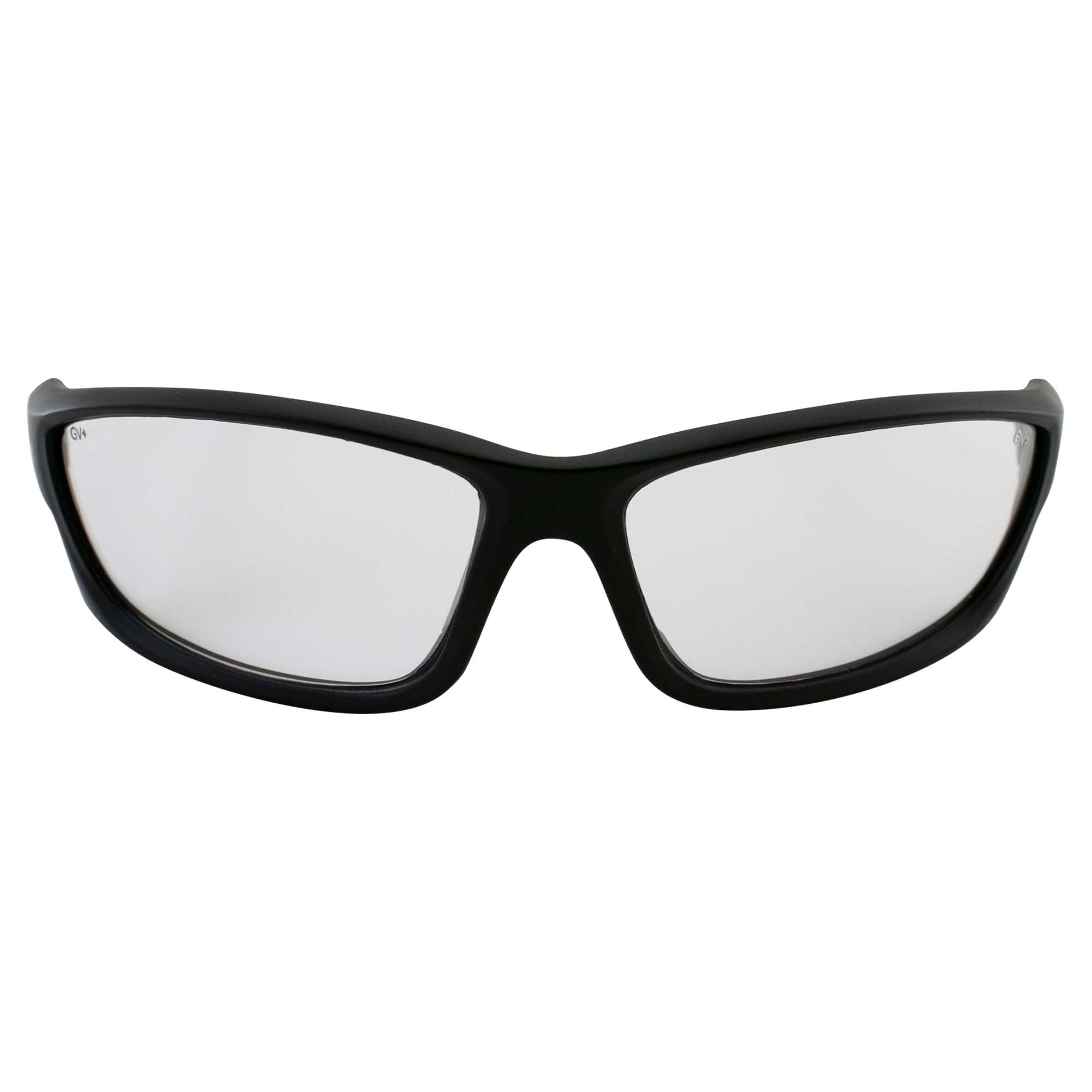 Global Vision Hercules-5 Motorcycle Safety Glasses Ansi Z87.1 Riding Sunglasses Black Frame W/Clear Lens