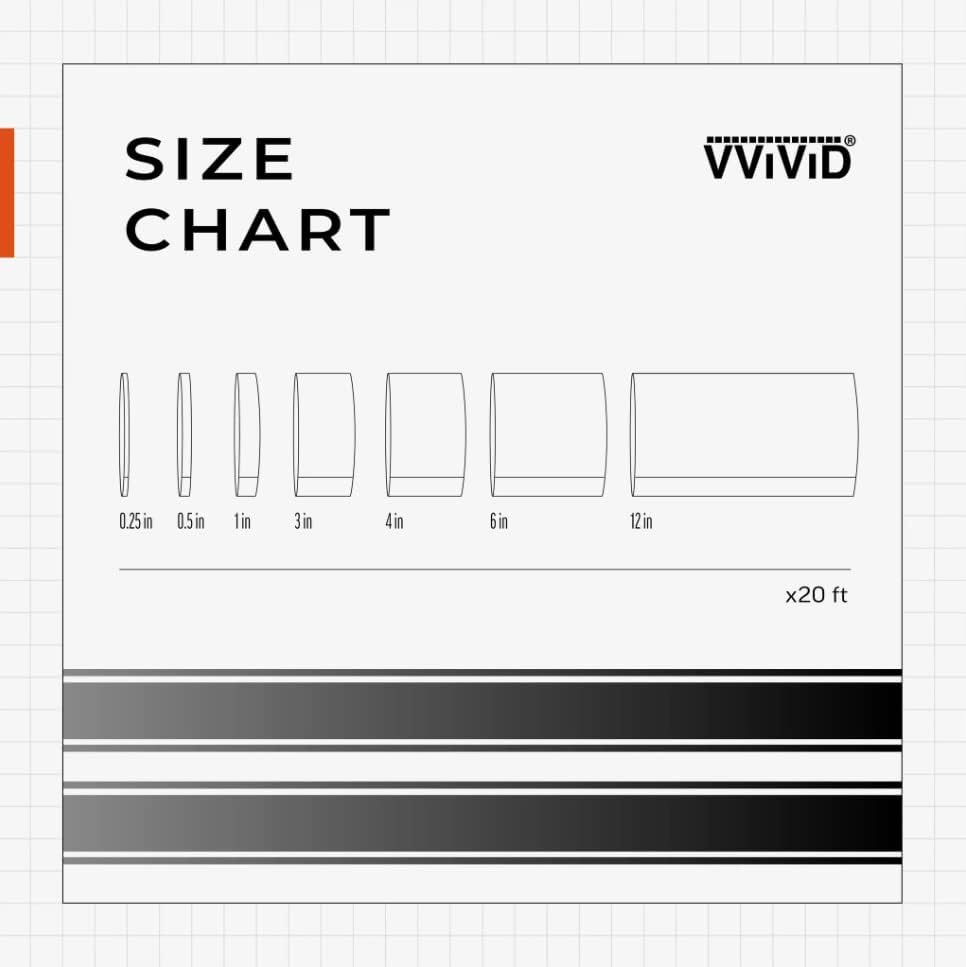 Vvivid Black Matte Air-Release Adhesive Vinyl Tape Roll (17.75 Inch X 20Ft)