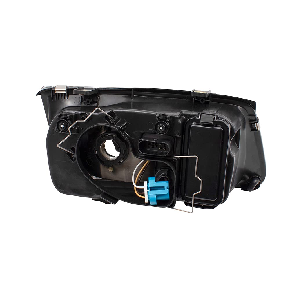 Brock Replacement Driver And Passenger Side Halogen Combination Headlight Assemblies Compatible With 2002-2005 A4 Generation 4 F