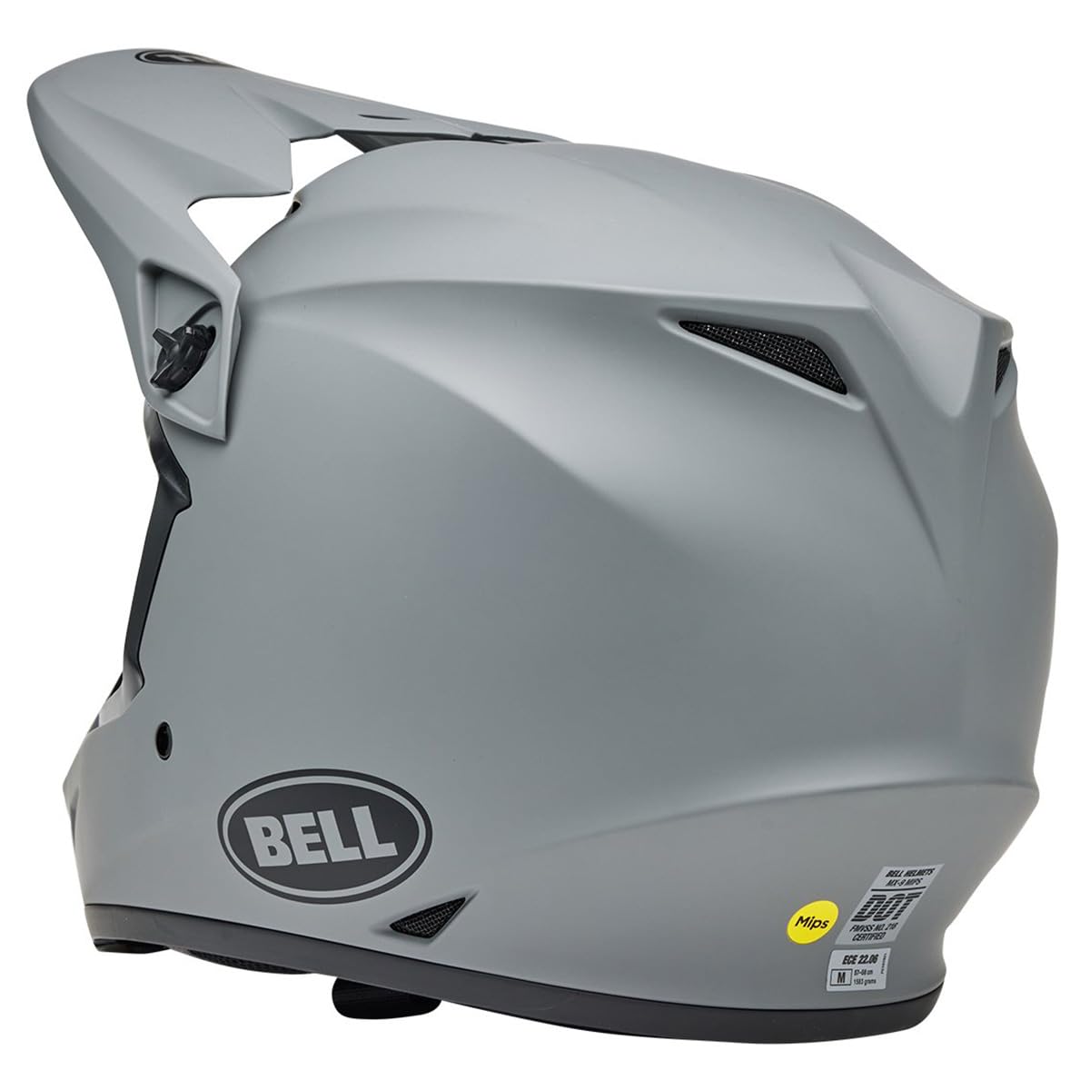 Bell Mx-9 Mips Dirt Helmet (Matte Nardo Gray - Large)