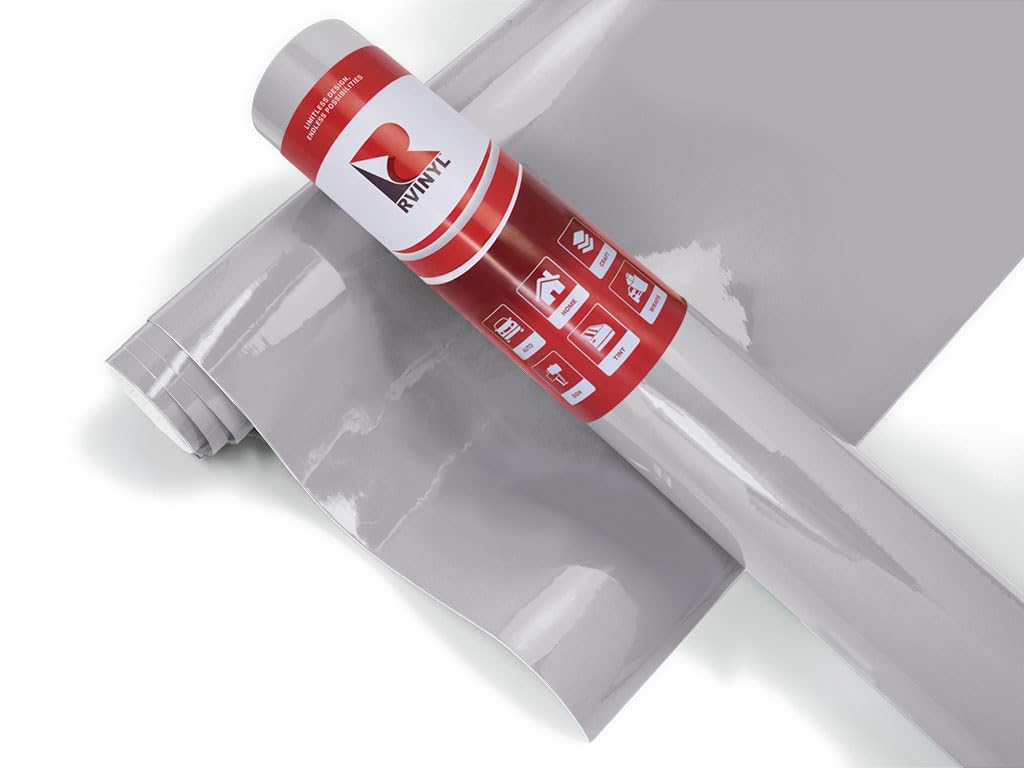 3M 2080 Series G31 Gloss Storm Gray - 5Ft X 3Ft - 15Sq Ft - Dual Cast Thick Vinyl Car Wrapping Film - Vehicle Sheet Roll