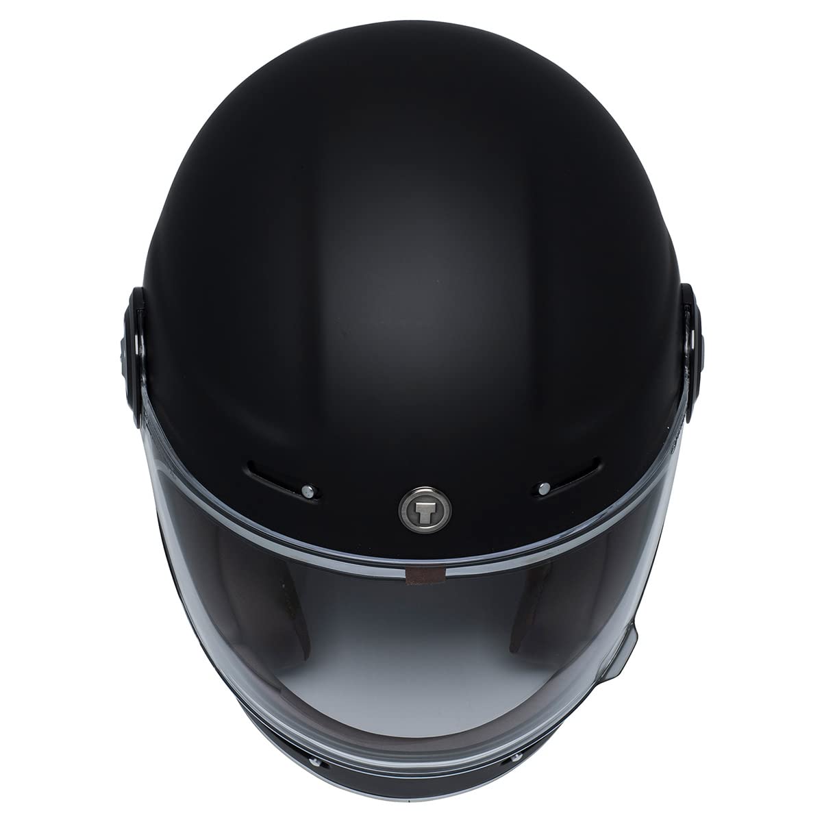 Torc T1 Unisex-Adult Retro Full-Face-Helmet-Style Motorcycle (Matte Black, X-Large)