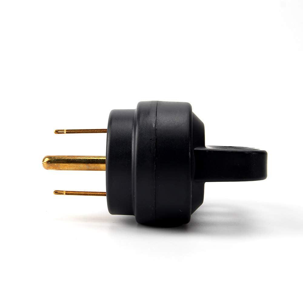 Opl5 50 Amp Rv Plug Male Replacement Electrical Plug Adapter With Easy To Grip Handle Nema 14-50P Heavy Duty 125/250V 4-Prong Ma