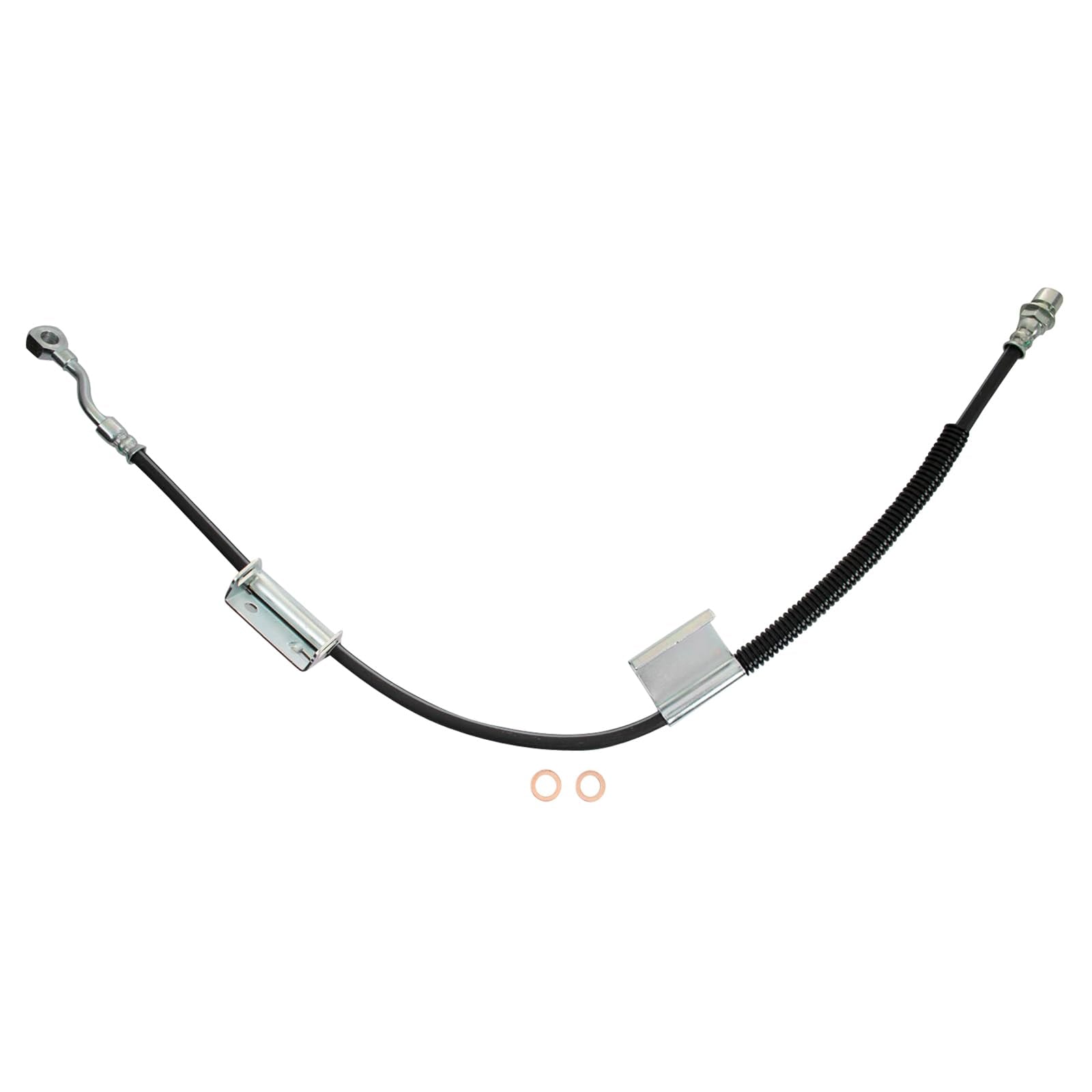 Trq Front Brake Hose Set Compatible With 1999-2002 Chevrolet Silverado 1500 Gmc Sierra 1500