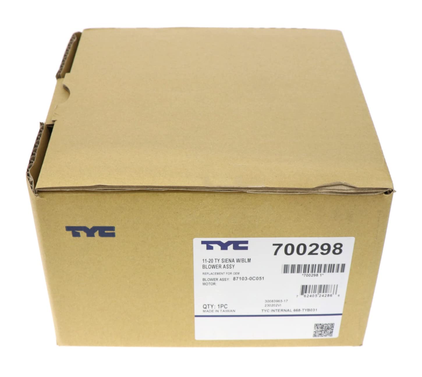 TYC Blower Motor Assembly - 700298