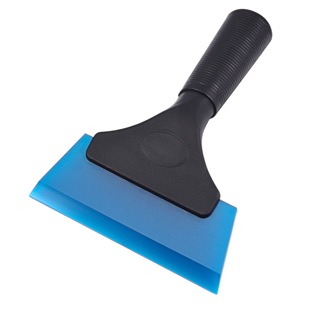 Ehdis Small Squeegee 5 Inch Rubber Window Tint Squeegee For Car, Glass, Mirror, Shower, Auto,Windows -Blue (Blue)