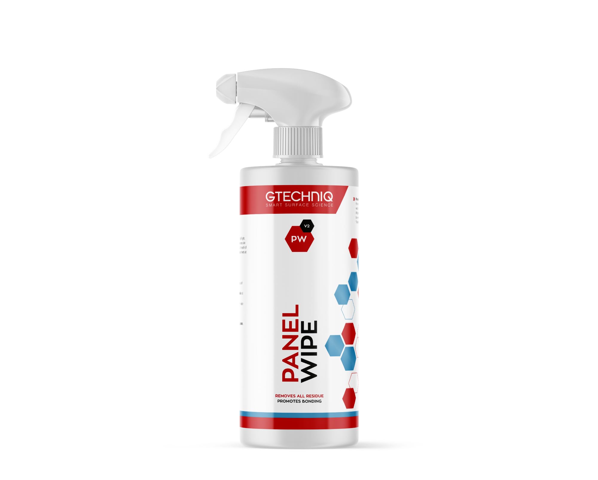 Gtechniq Panel Wipe 500ml - Fragrance-Free Car Cleaner for Polish Residue, Transparent Pre-Sealant Solution