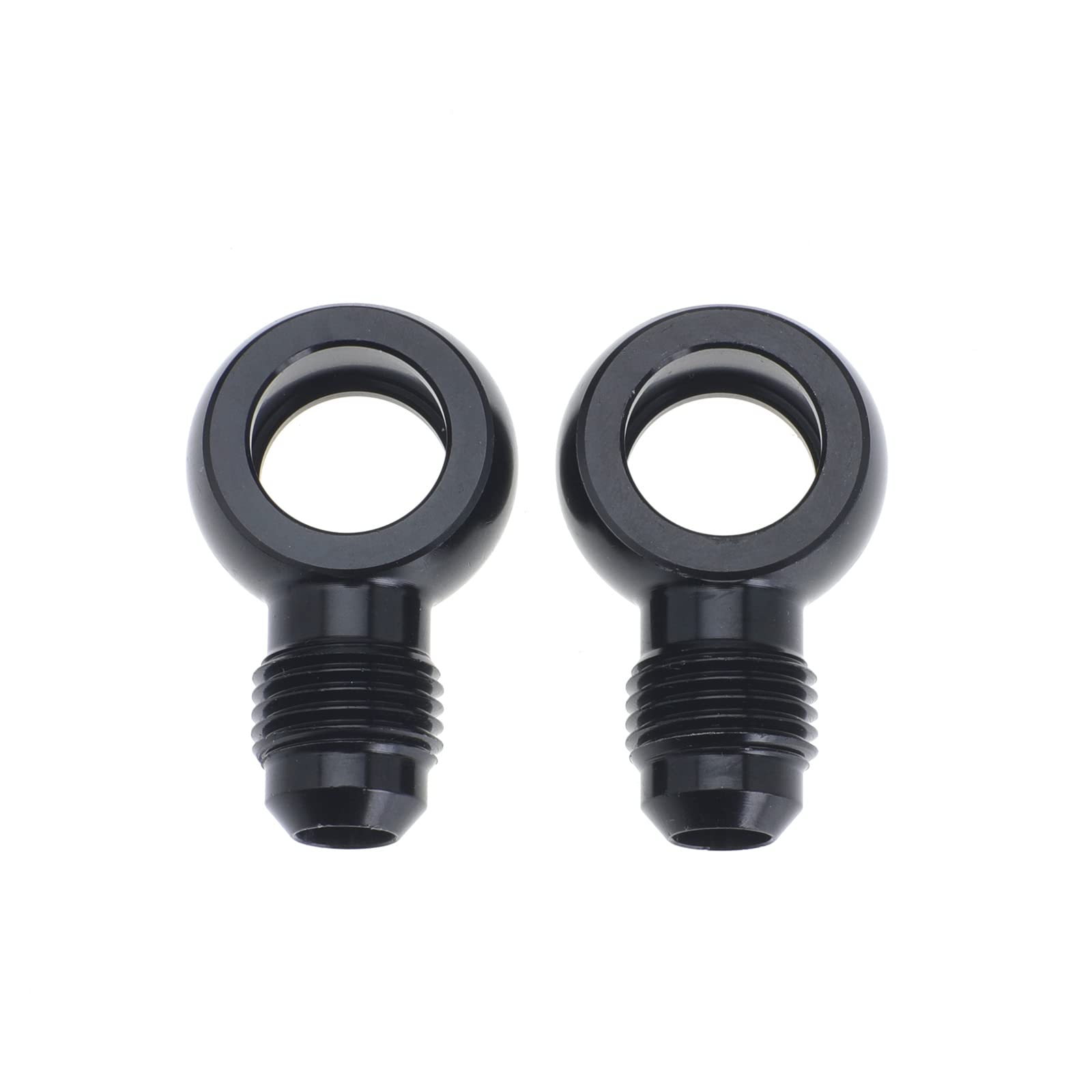 Roosain 6An X 1/4Npsm 4L80E Gm Transmission Oil Cooler 90 Degree Banjo Fittings