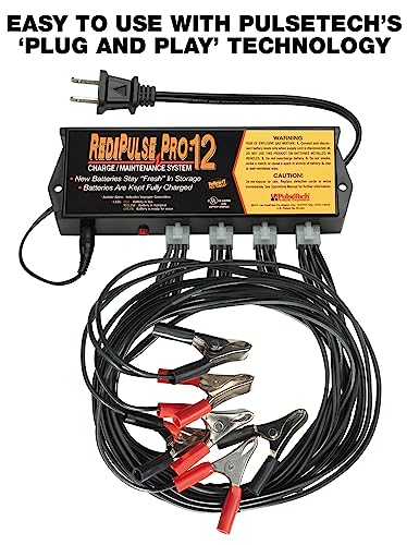 PulseTech PRO-12-RP Battery Maintenance System - RediPulse12 for Optimal Performance