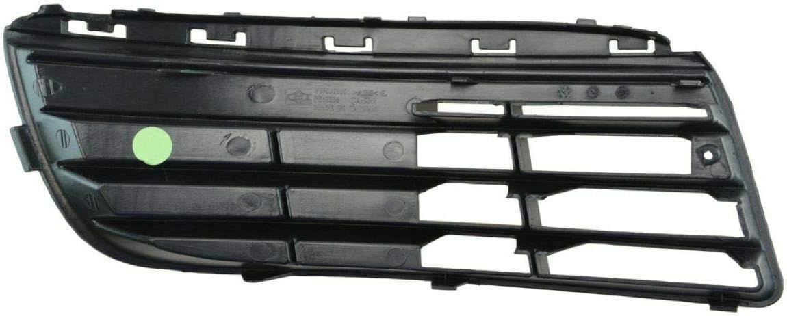 Dat Auto Parts Front Left Driver Side Bumper Cover Cover Grille Insert Trim Replacement For 2005-2010 Volkswagen Jetta Black Mol