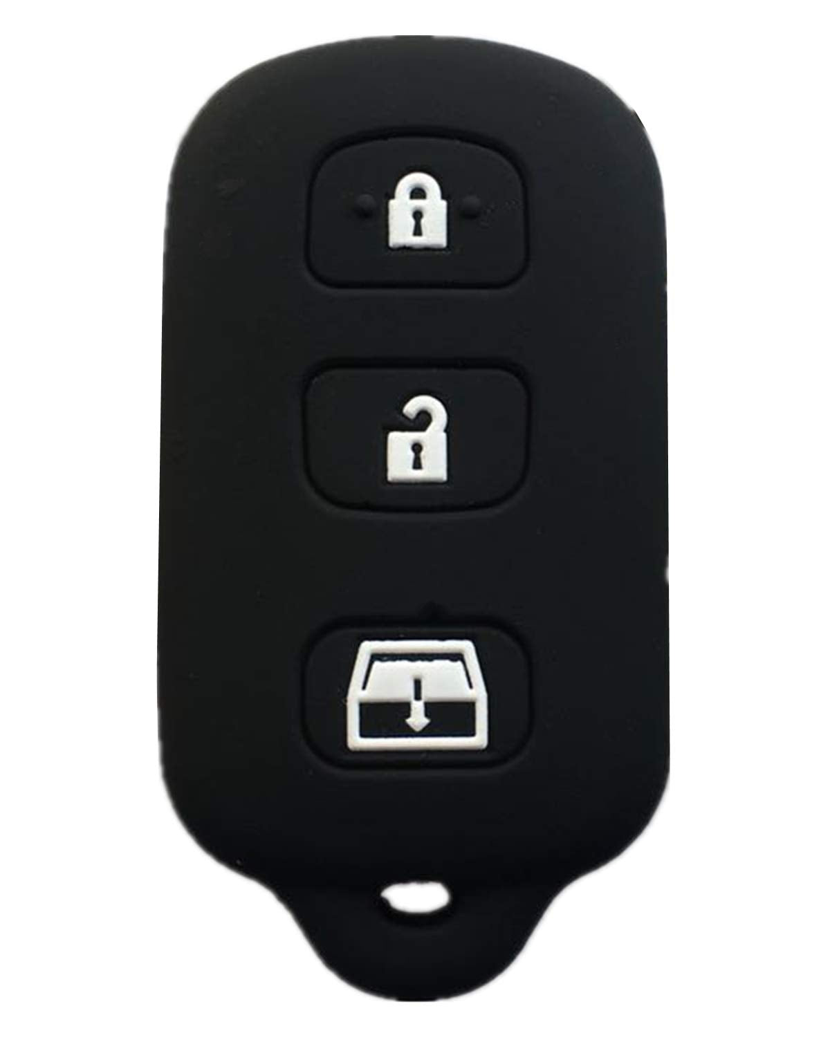Rpkey Silicone Keyless Entry Remote Control Key Fob Cover Case Protector Replacement Fit For 1999-2009 Toyota 4Runner 2001-2008 