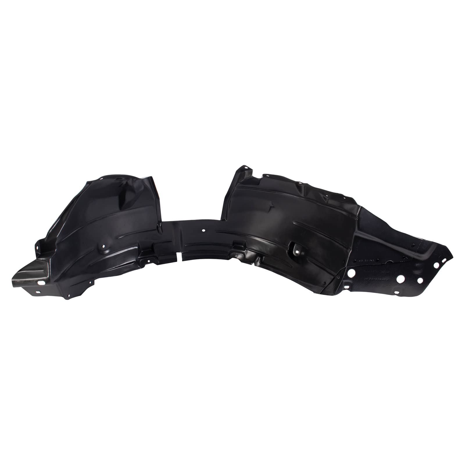 Trq Front Inner Fender Liner Set Compatible With 2010-2012 Nissan Sentra Ni1248132 Ni1249132