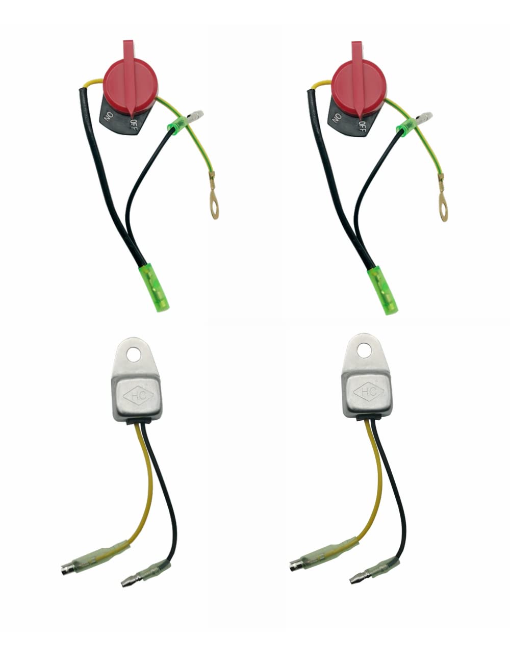 Yamakato On Off Switch Engine Kill Switch With Low Oil Sensor For Honda And Clones Gx160 Gx390 Gx200 Gx270 Gx340 Gx120 Predator 