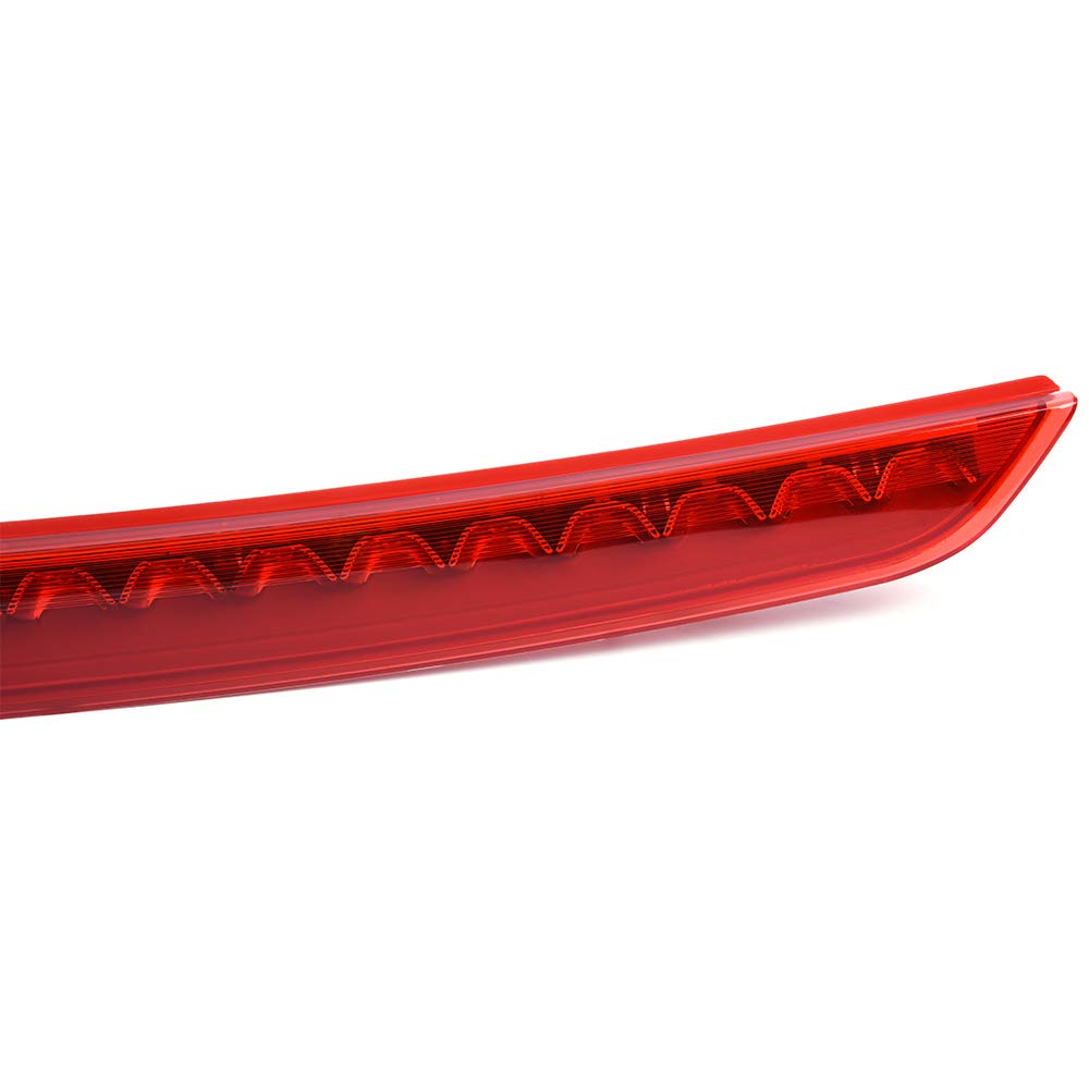 Cheda Third 3D Brake Lights, Compatible With 2006-2014 Audi Tt 8J, Red Lens Clear Housing Led Bar Tail Cargo Lamp